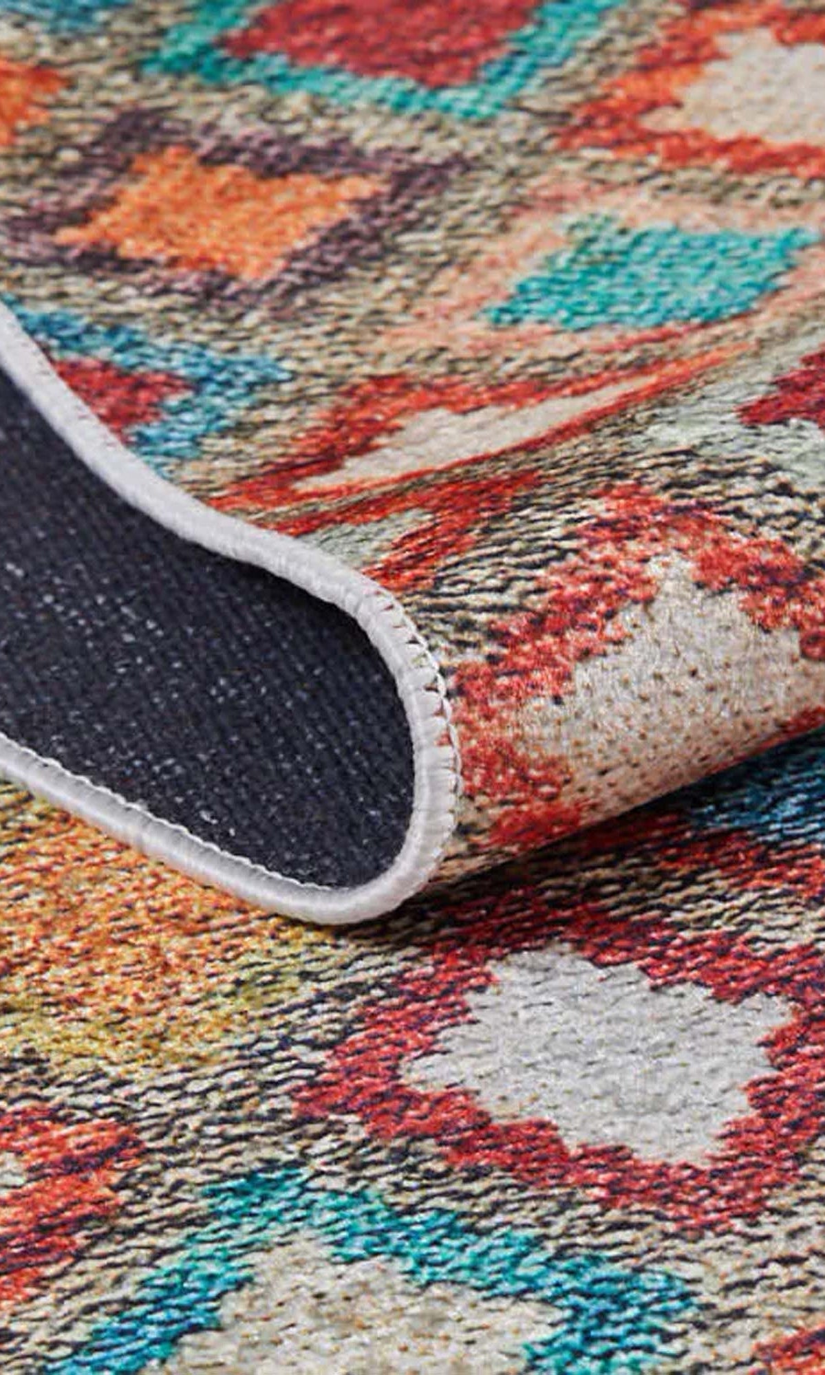 Emel Turkish Colorful Kilim Rug