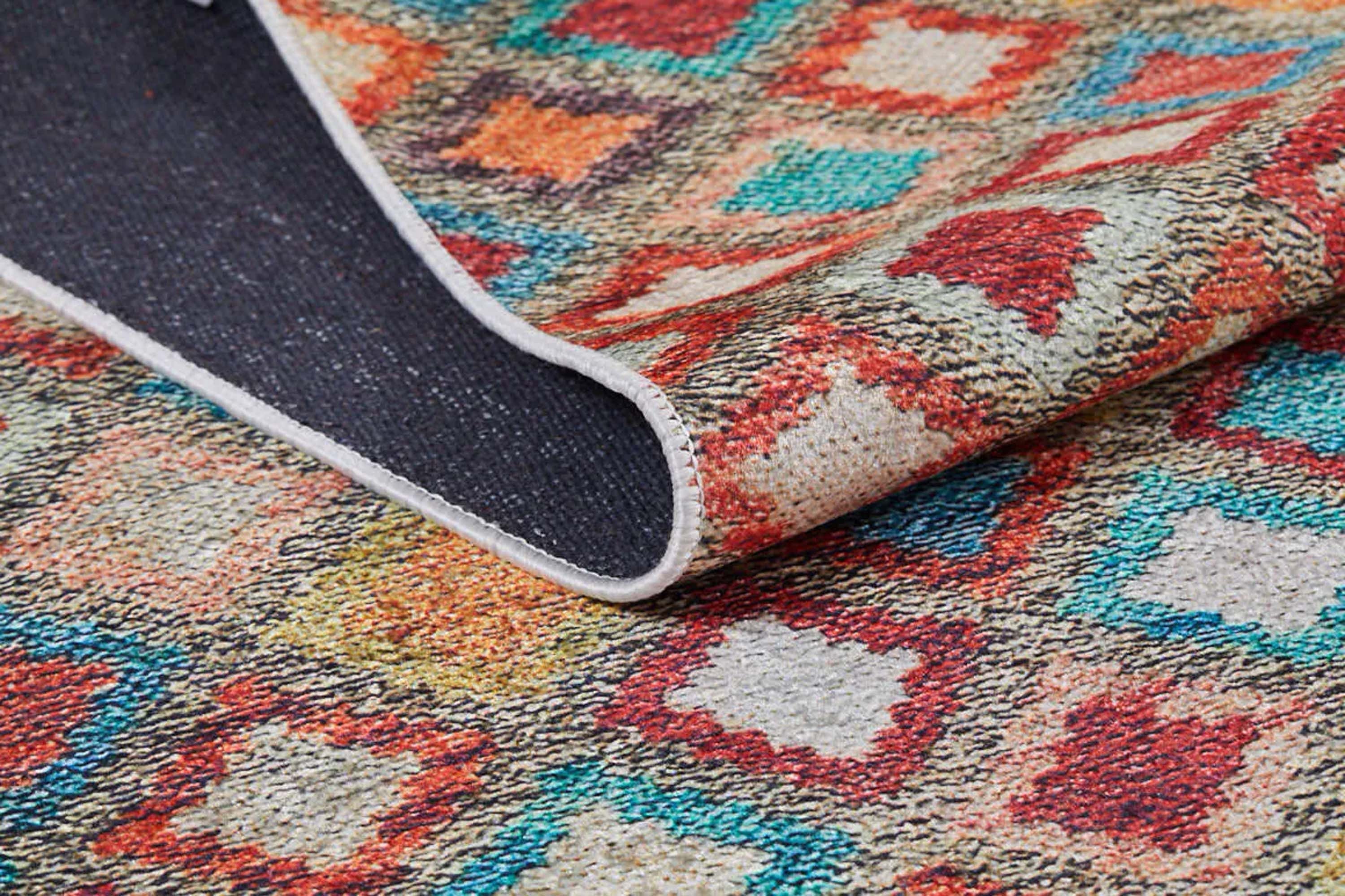 Emel Turkish Colorful Kilim Rug