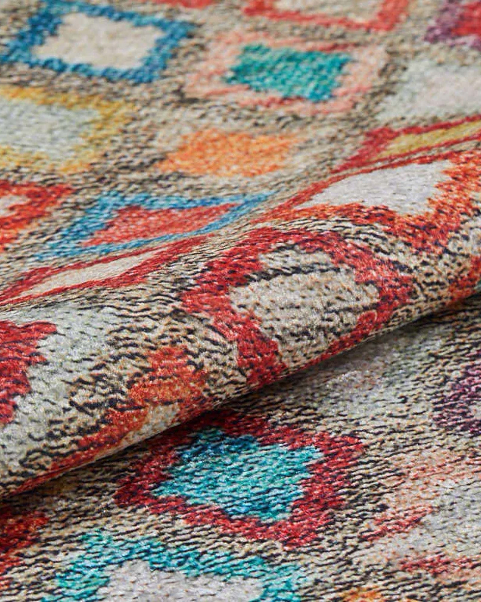 Emel Turkish Colorful Kilim Rug