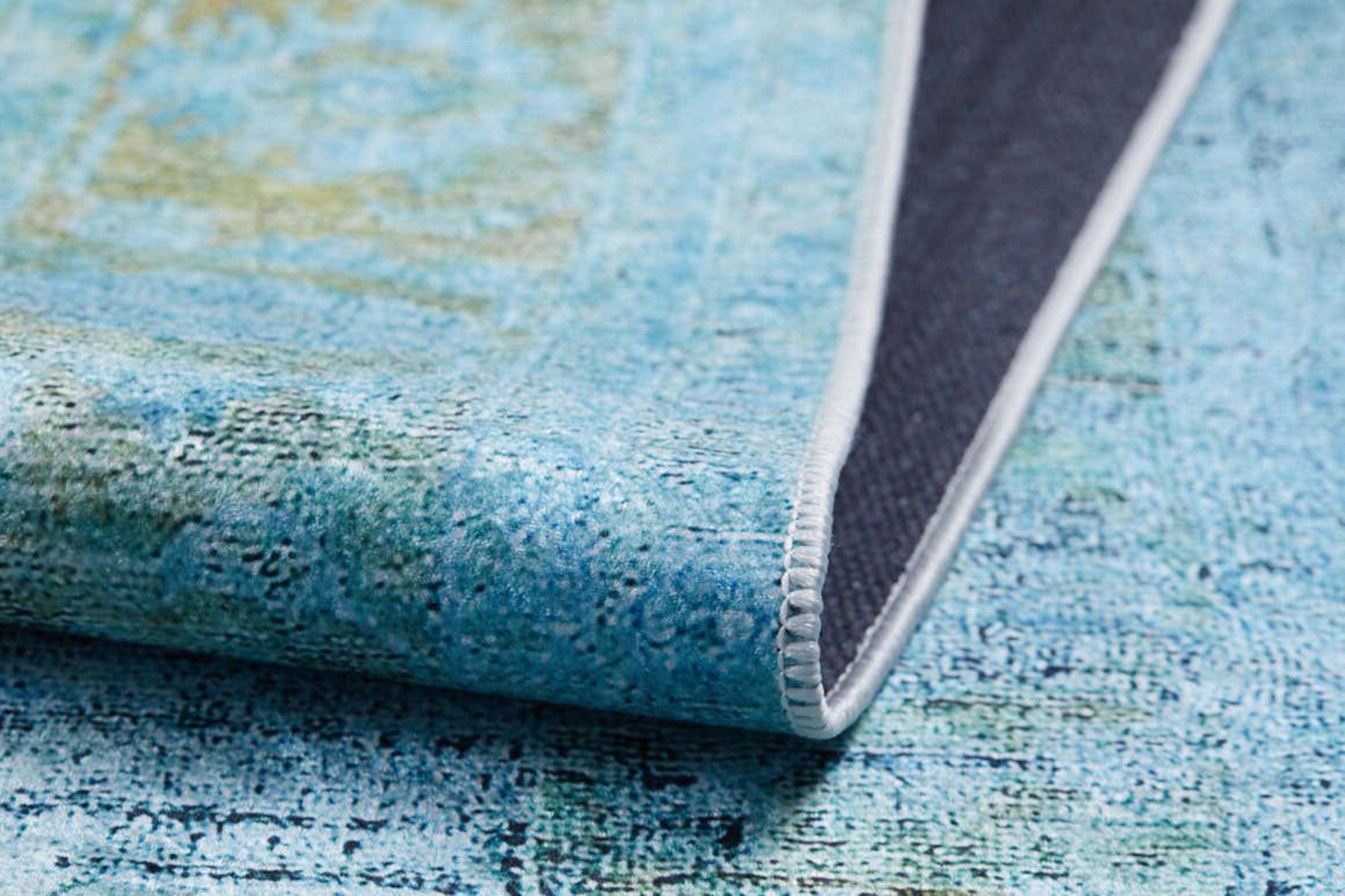 Emma Turkish Light Blue Oushak Rug