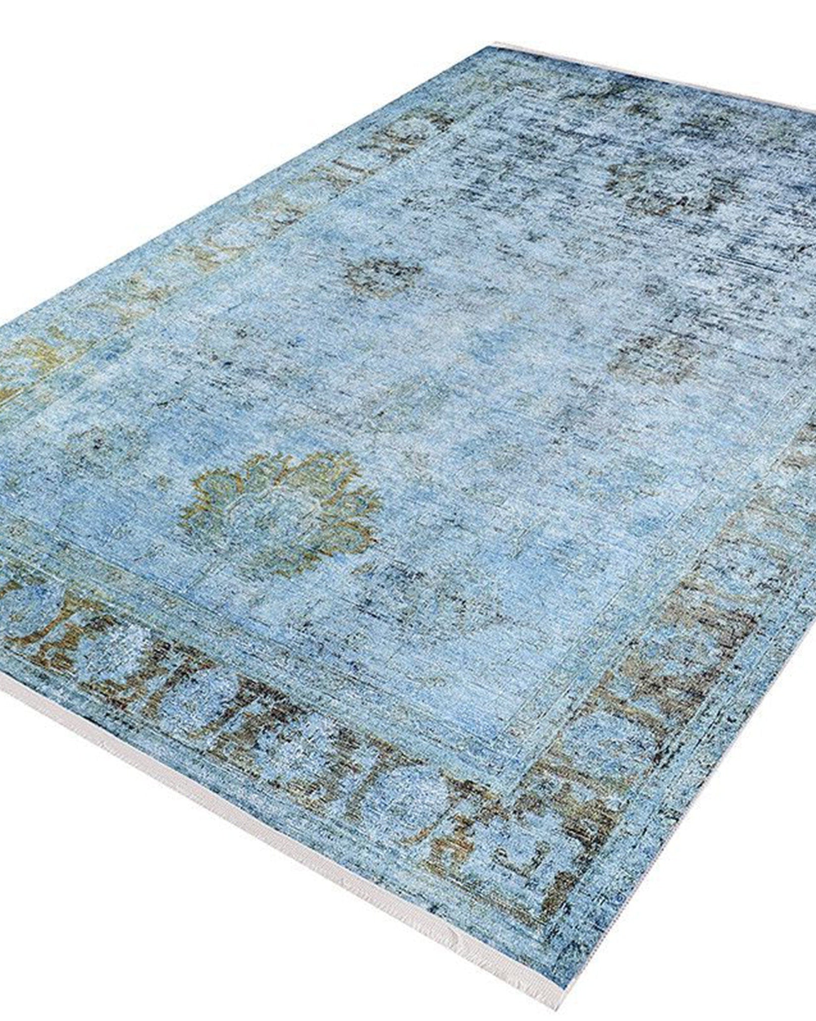 Emma Turkish Light Blue Oushak Rug