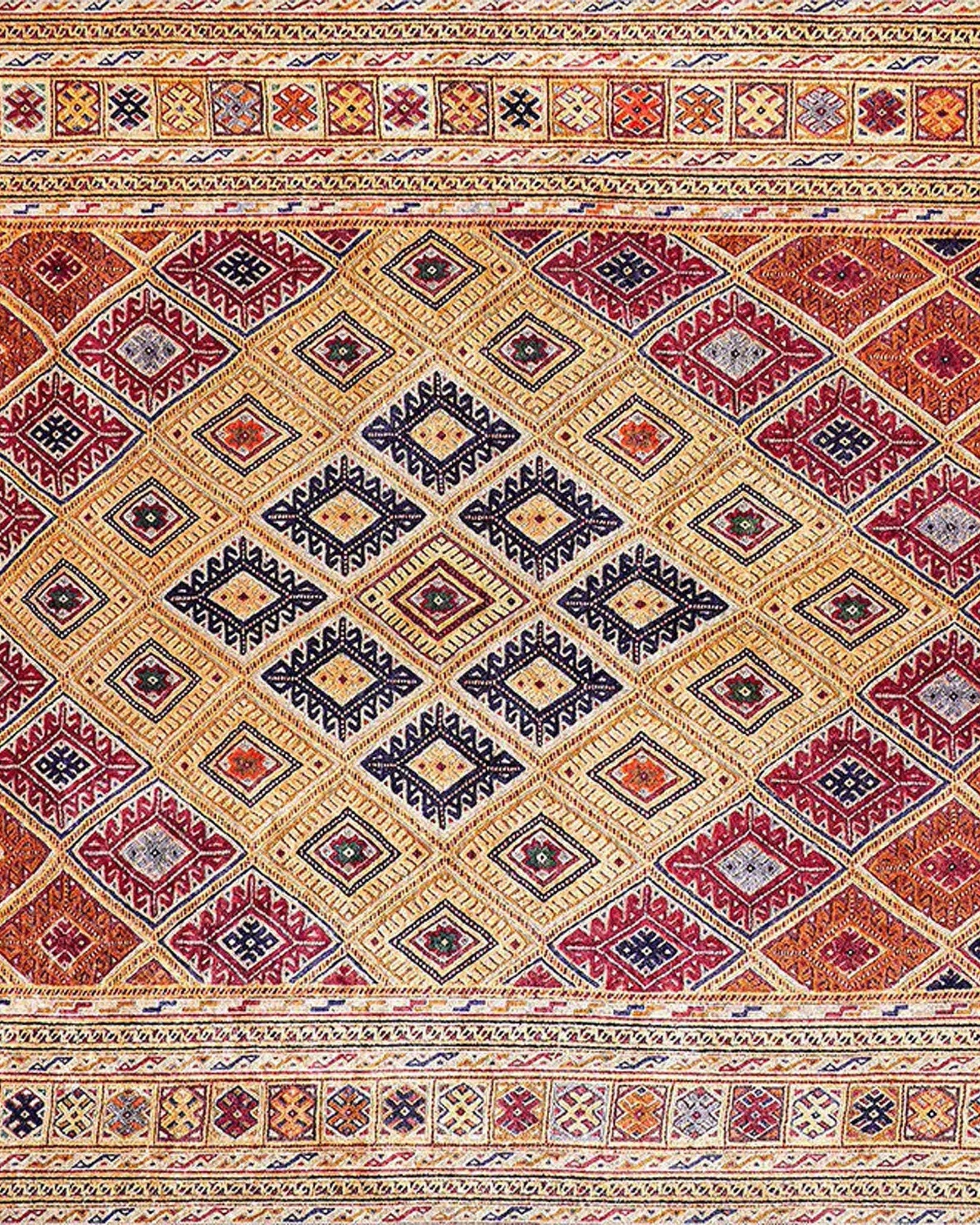 Emra Turkish Kilim Muted Orange Rug