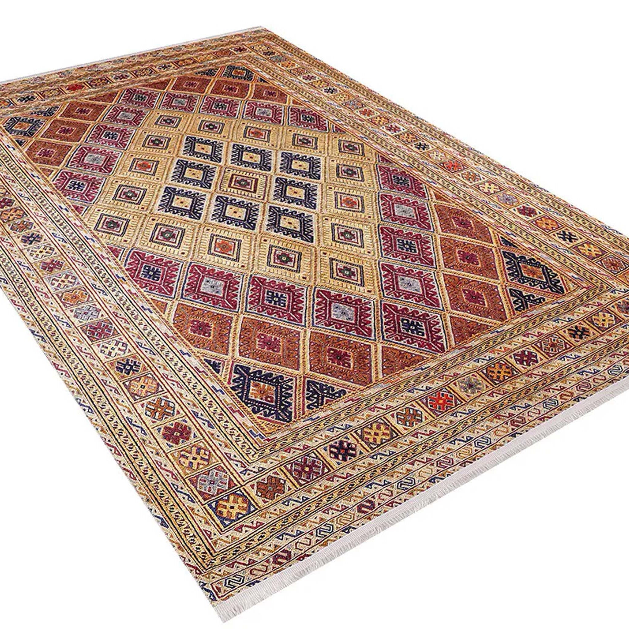 Emra Turkish Kilim Muted Orange Rug