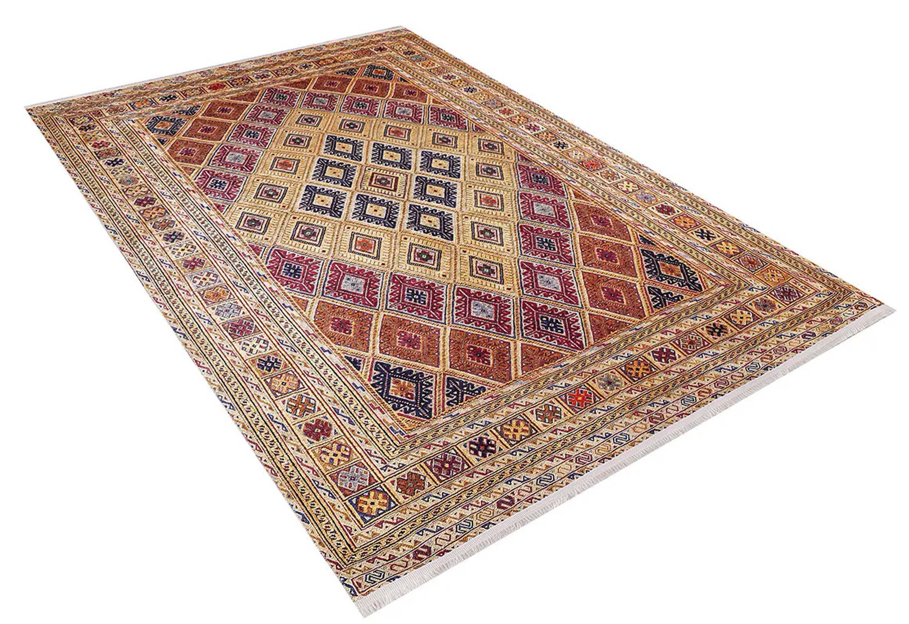 Emra Turkish Kilim Muted Orange Rug