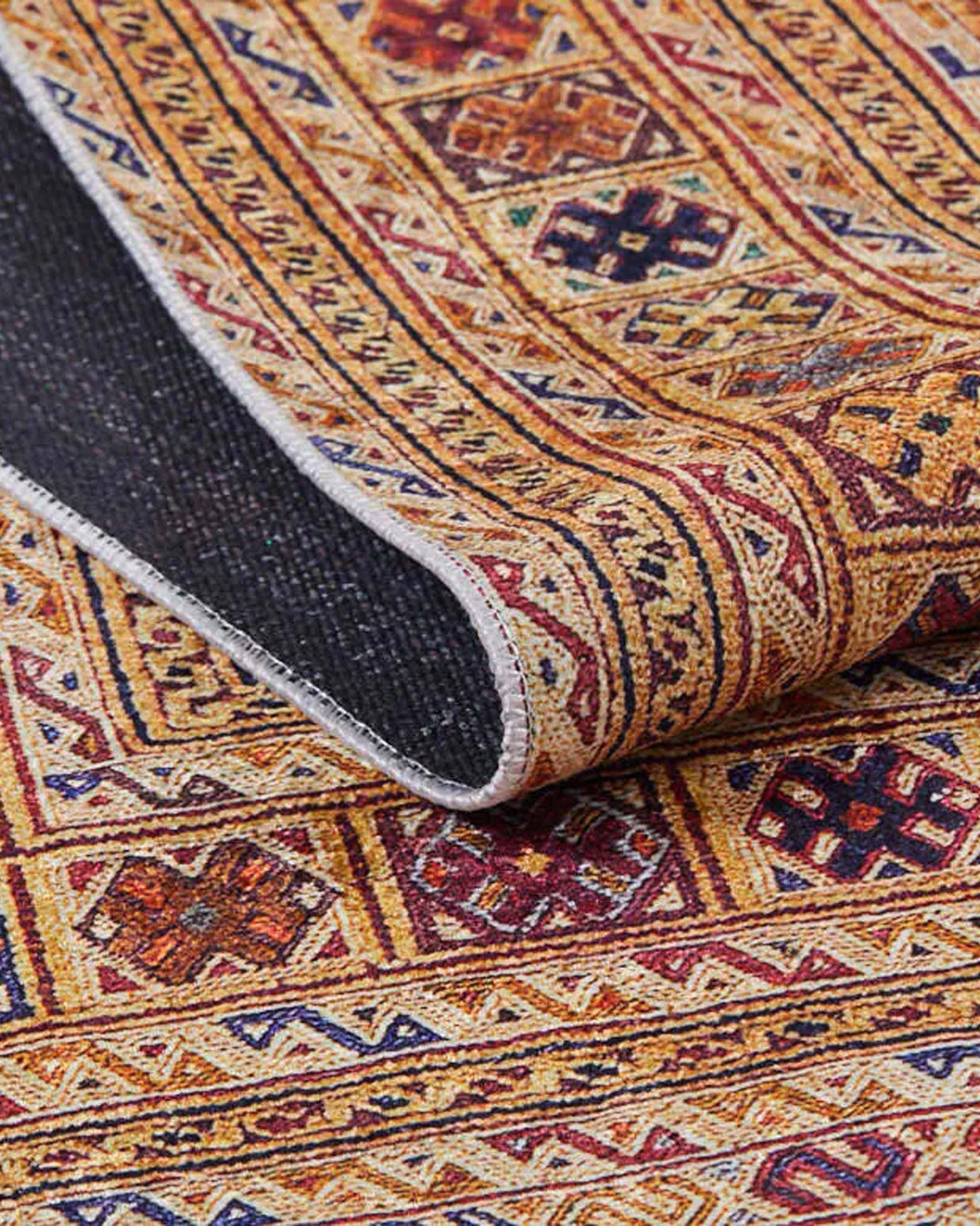 Emra Turkish Kilim Muted Orange Rug