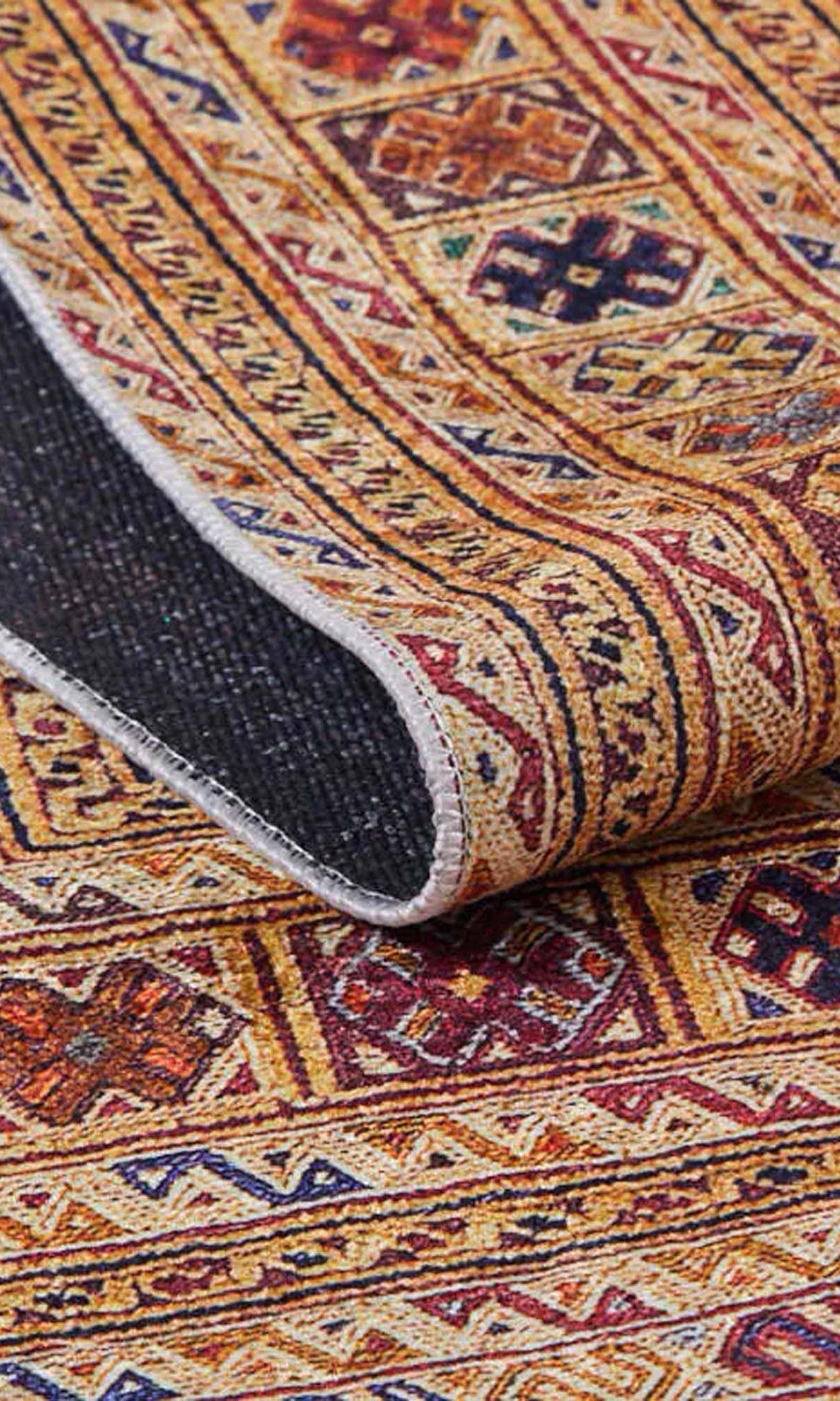 Emra Turkish Kilim Muted Orange Rug