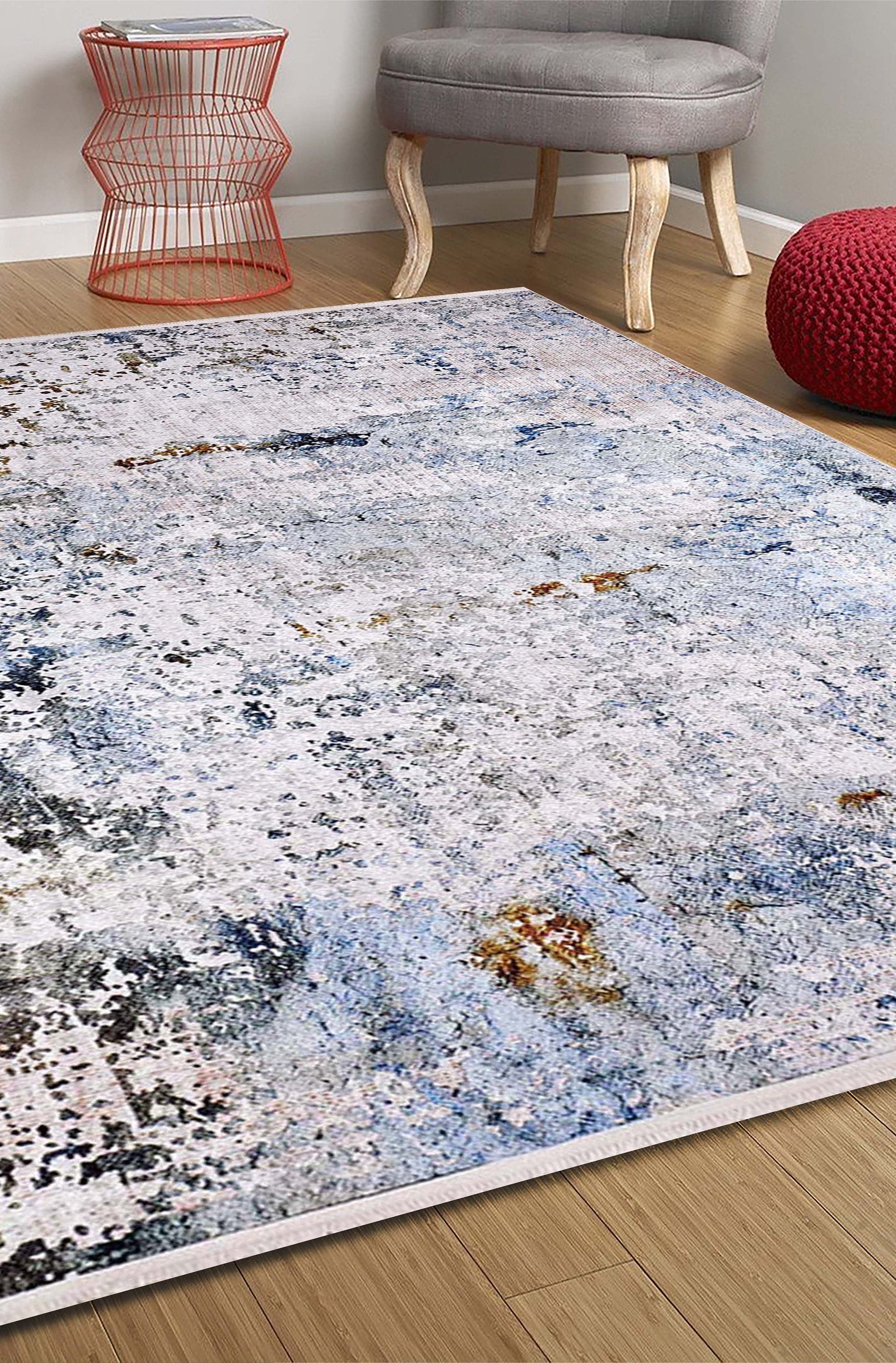 Eyla Abstract Neutral Multi Color Rug