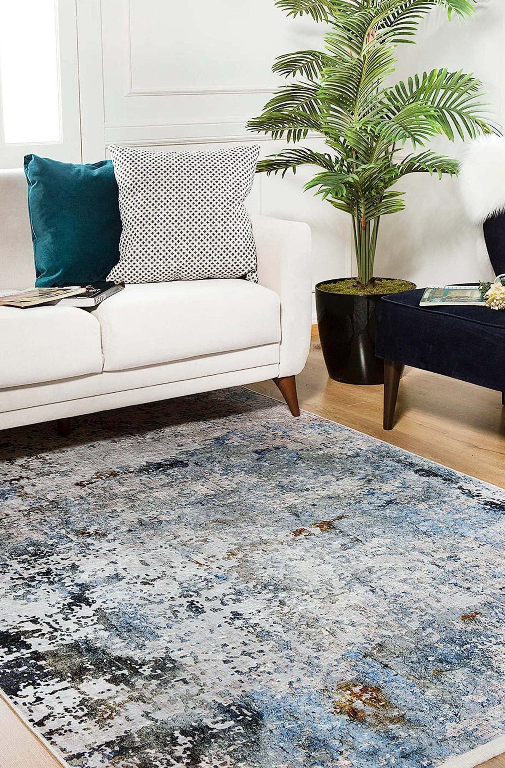 Eyla Abstract Neutral Multi Color Rug