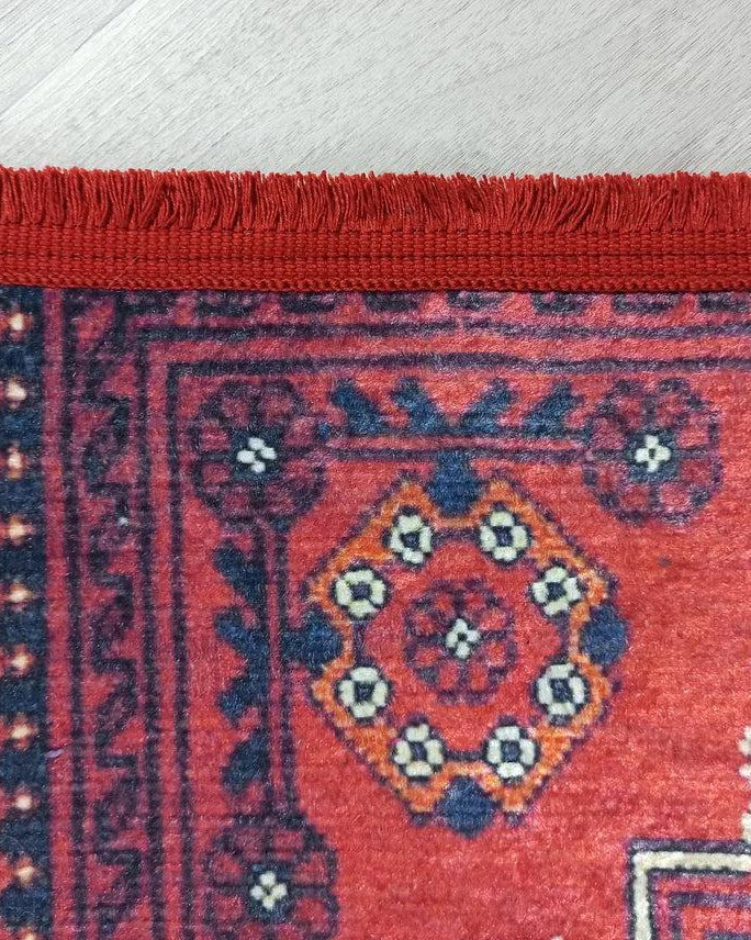 Eyma Rug Vintage Red Bokhara Rug