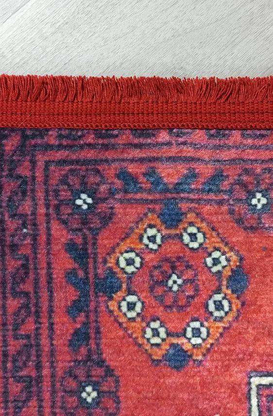 Eyma Rug Vintage Red Bokhara Rug