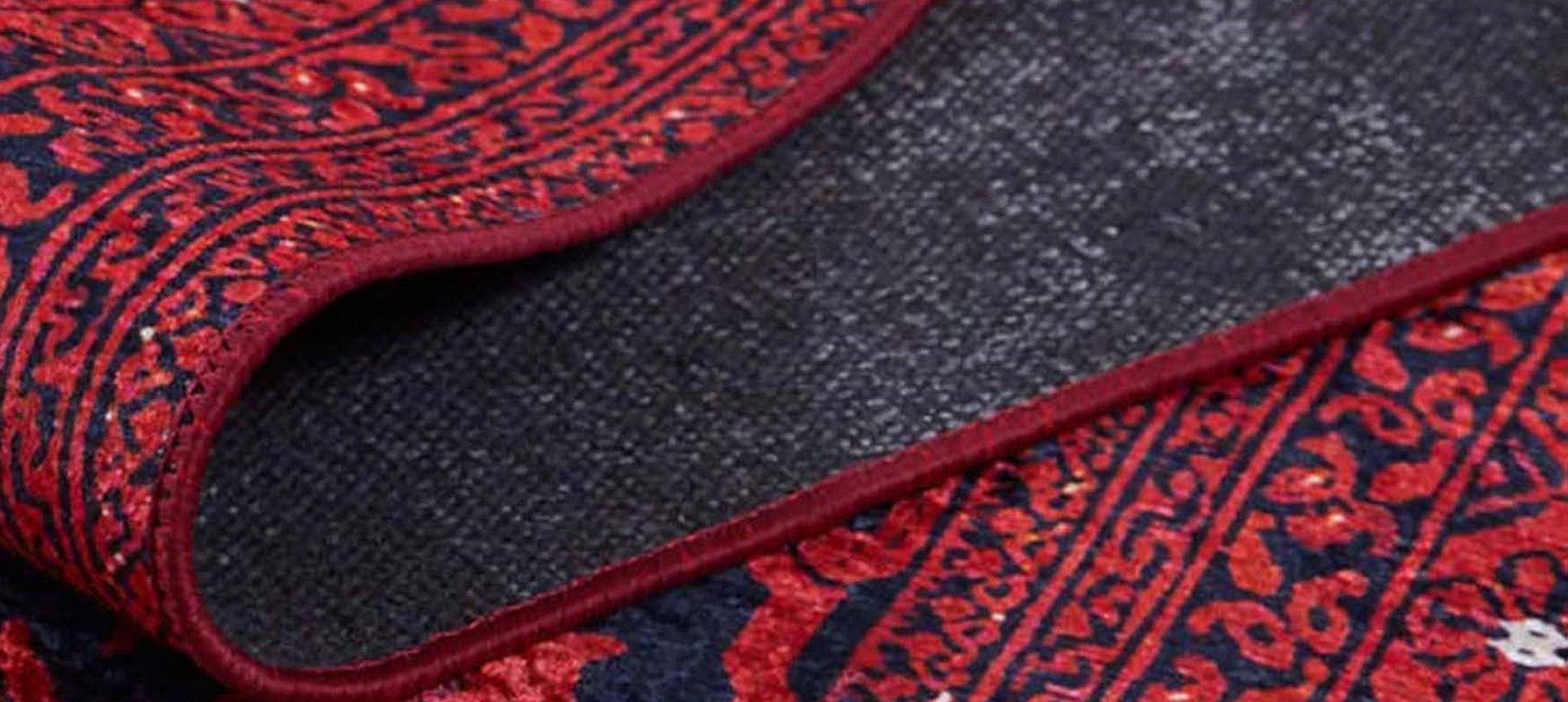 Eyma Rug Vintage Red Bokhara Rug