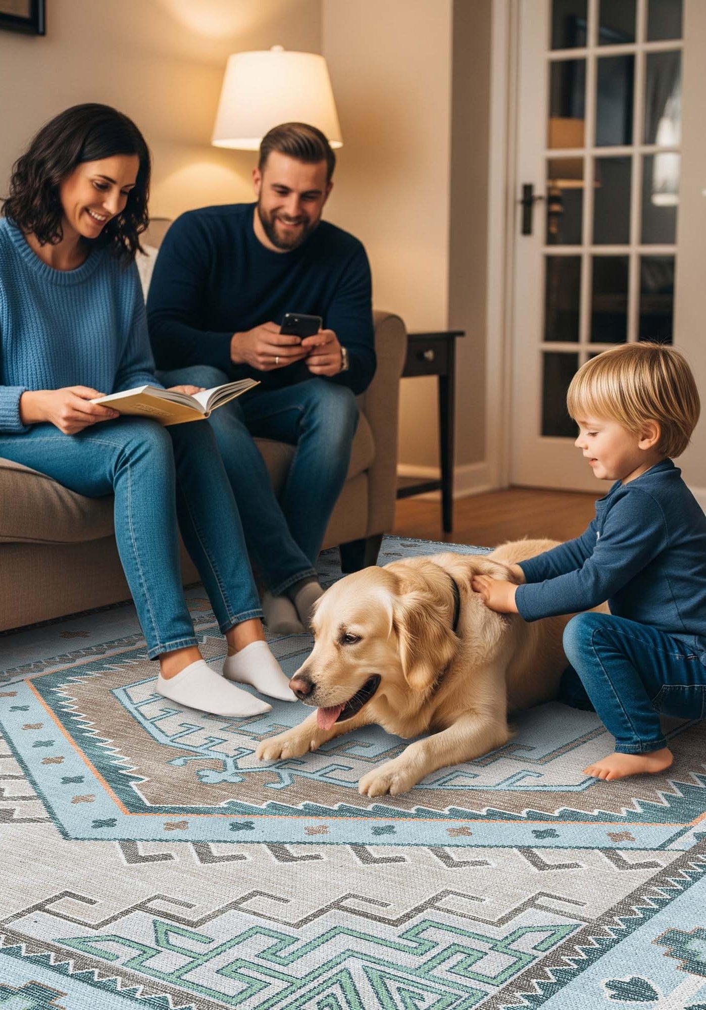 Elea Aesthetic Green Oushak Rug