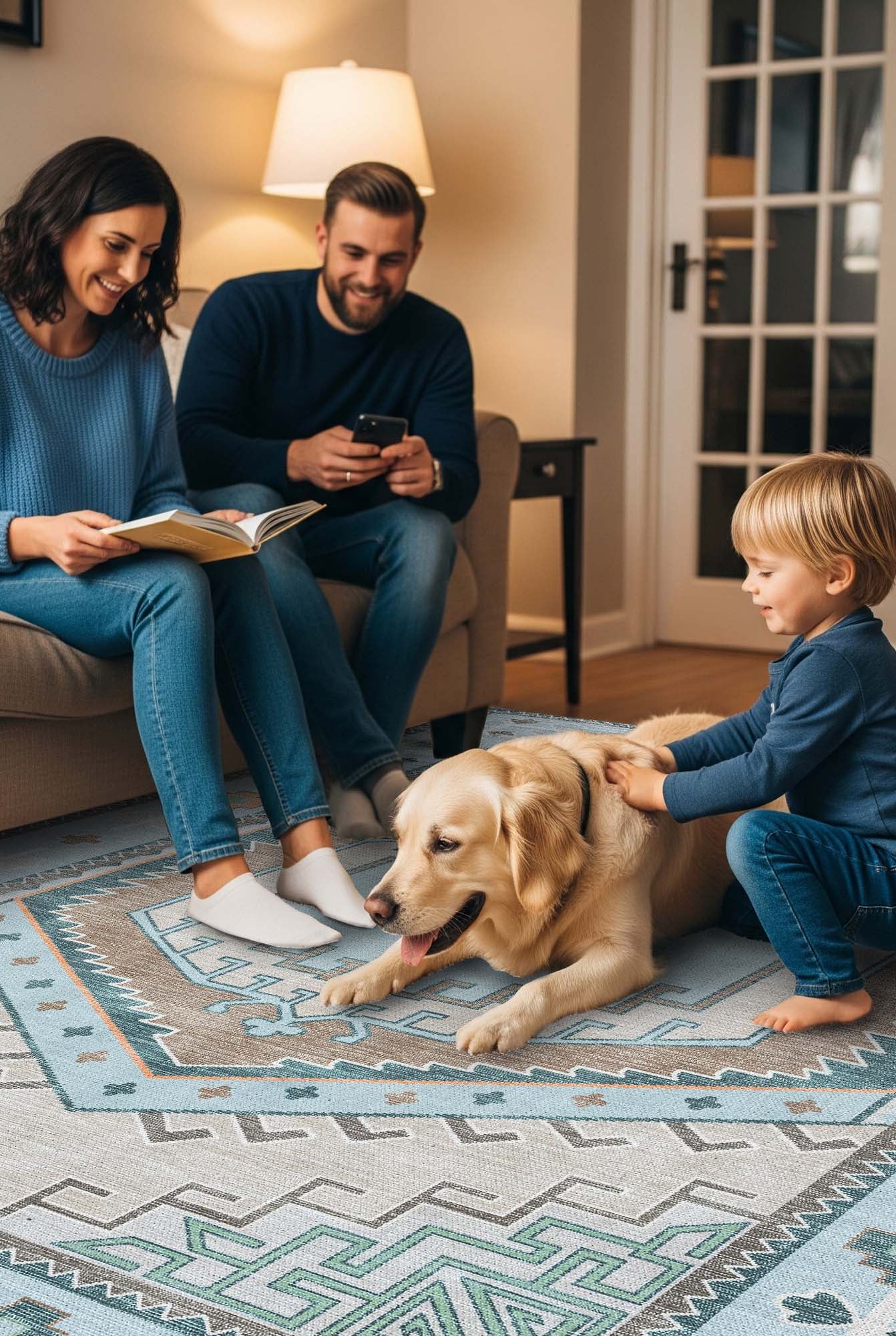 Elea Aesthetic Green Oushak Rug