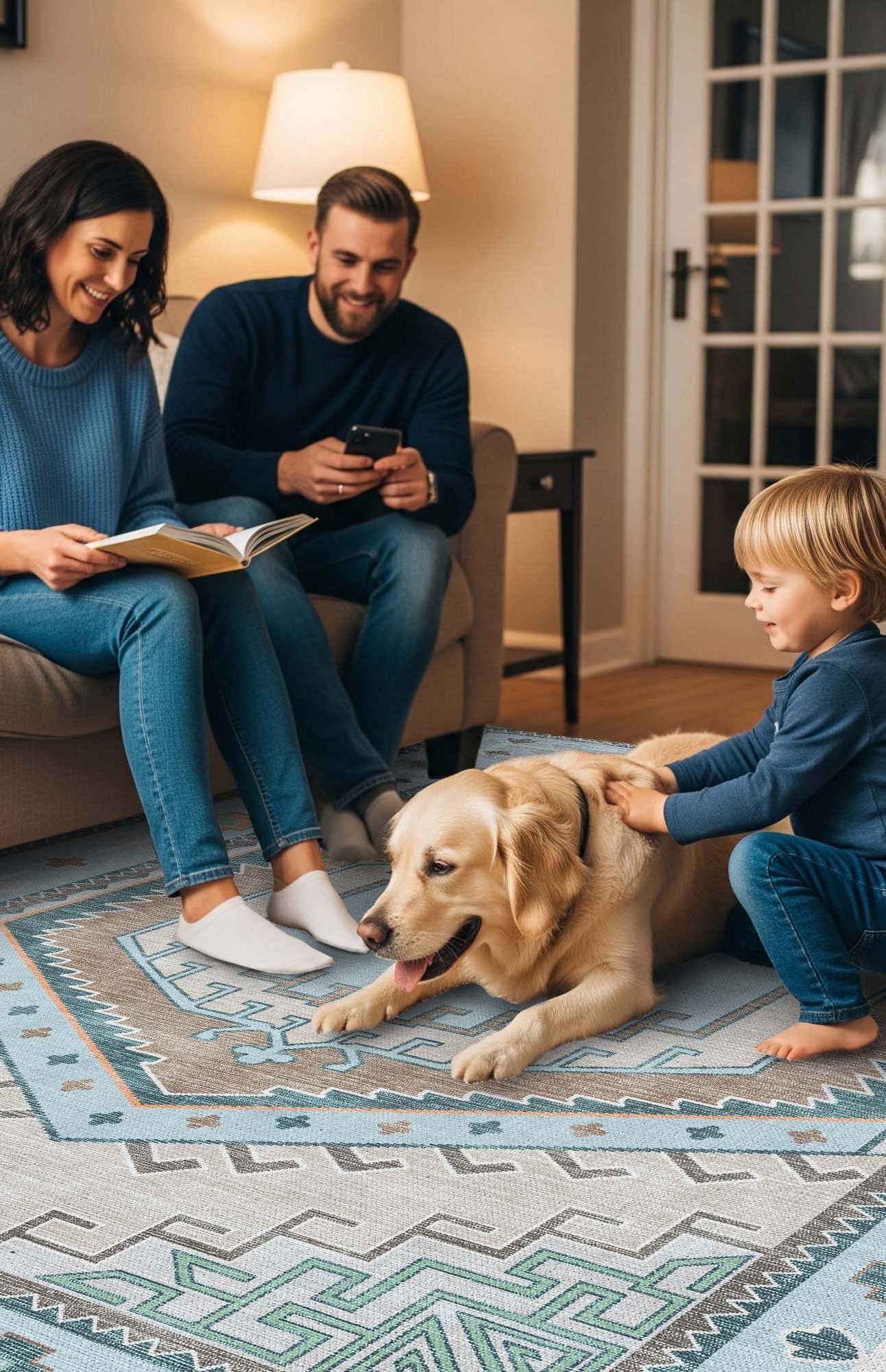 Elea Aesthetic Green Oushak Rug