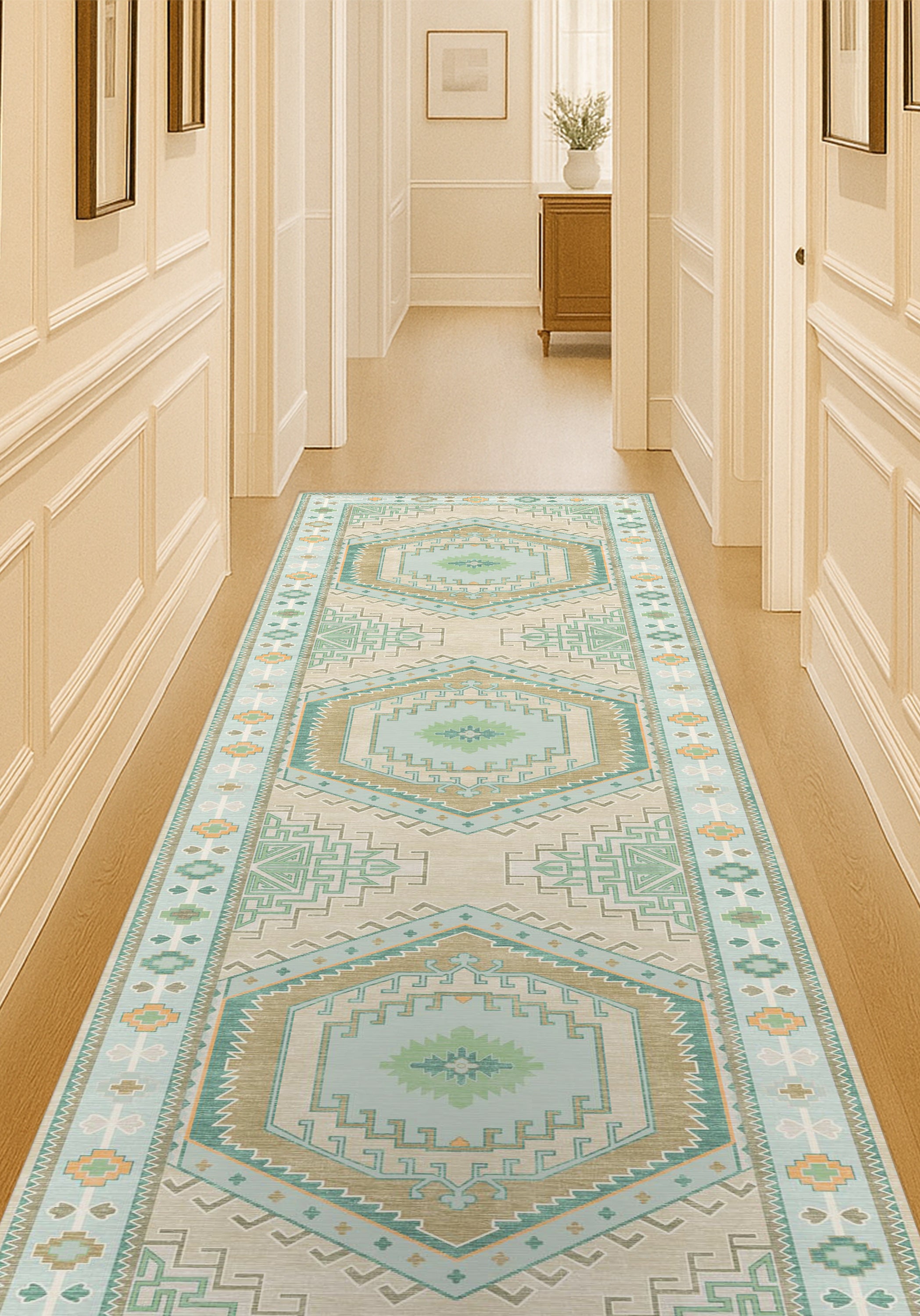 Elea Aesthetic Green Oushak Rug