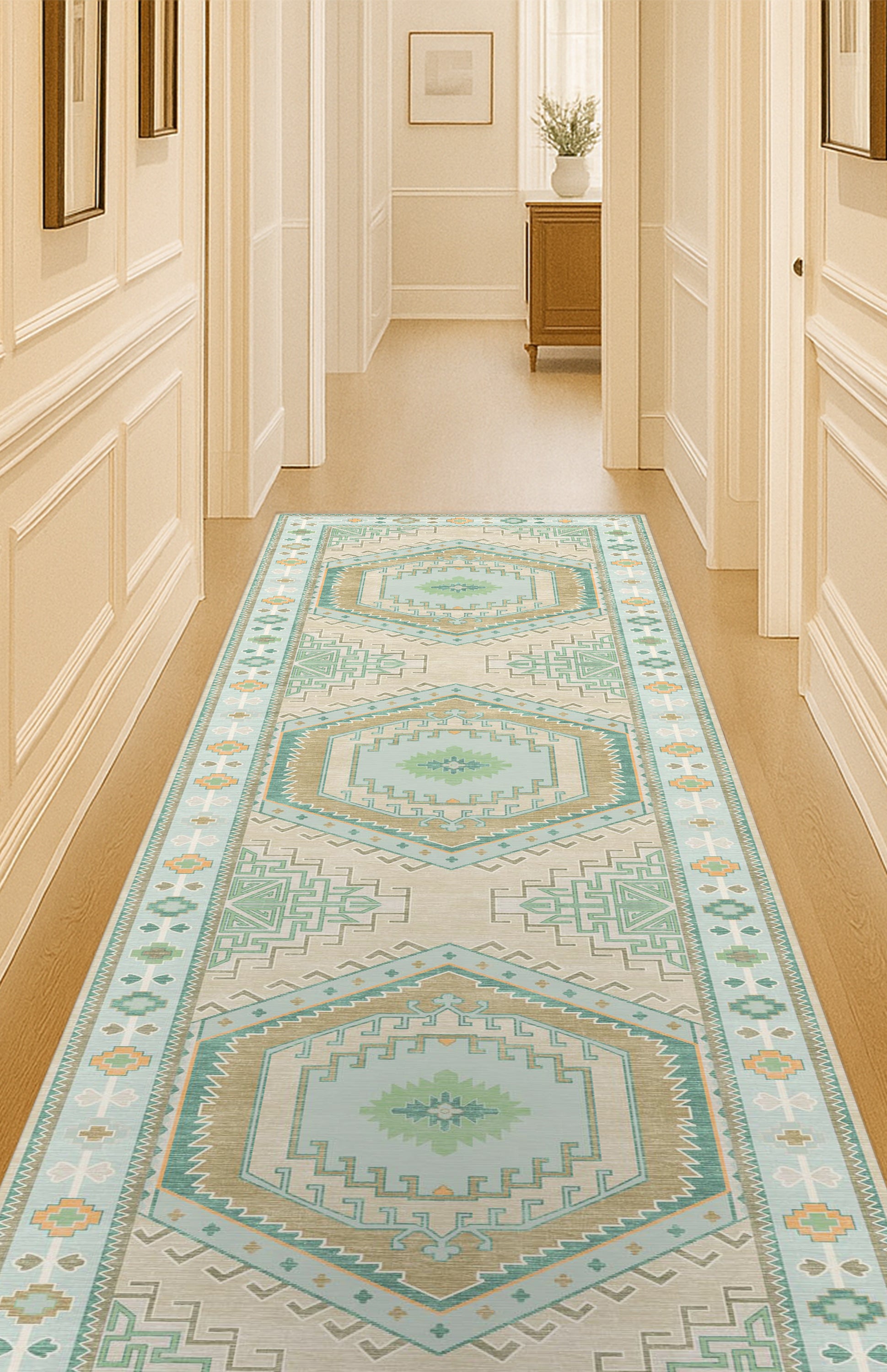 Elea Aesthetic Green Oushak Rug