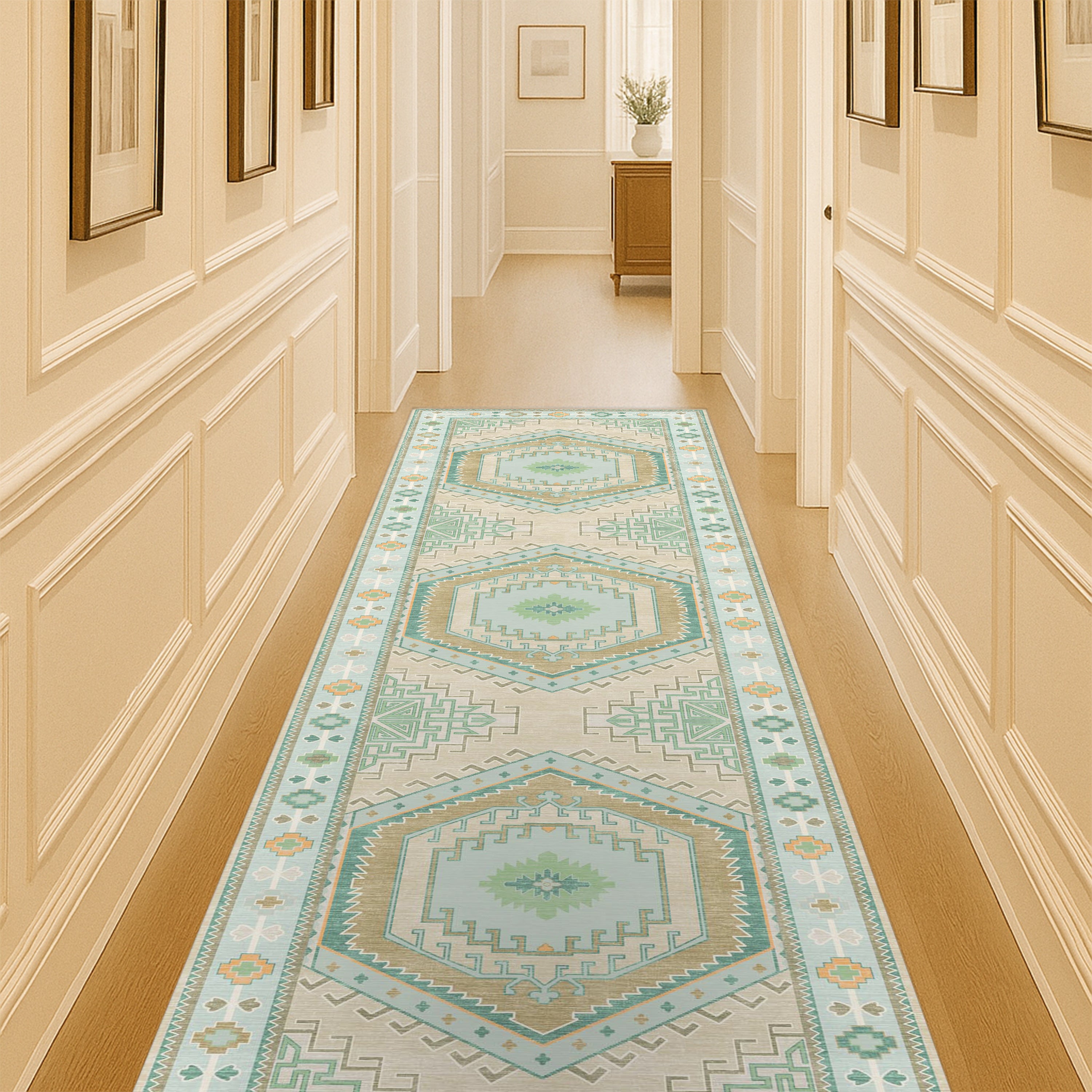 Elea Aesthetic Green Oushak Rug