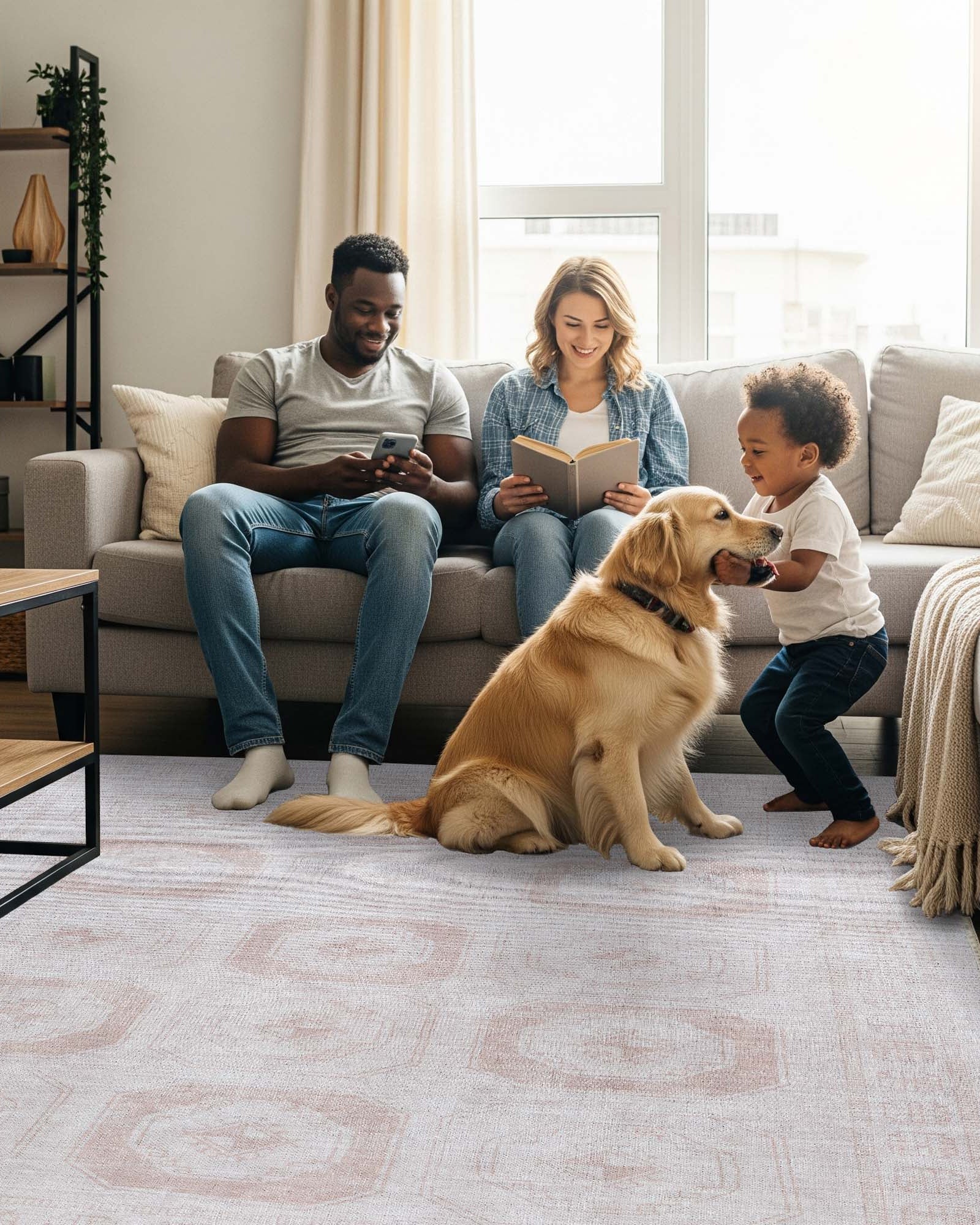 Galila Muted Beige Vintage Natural Rug