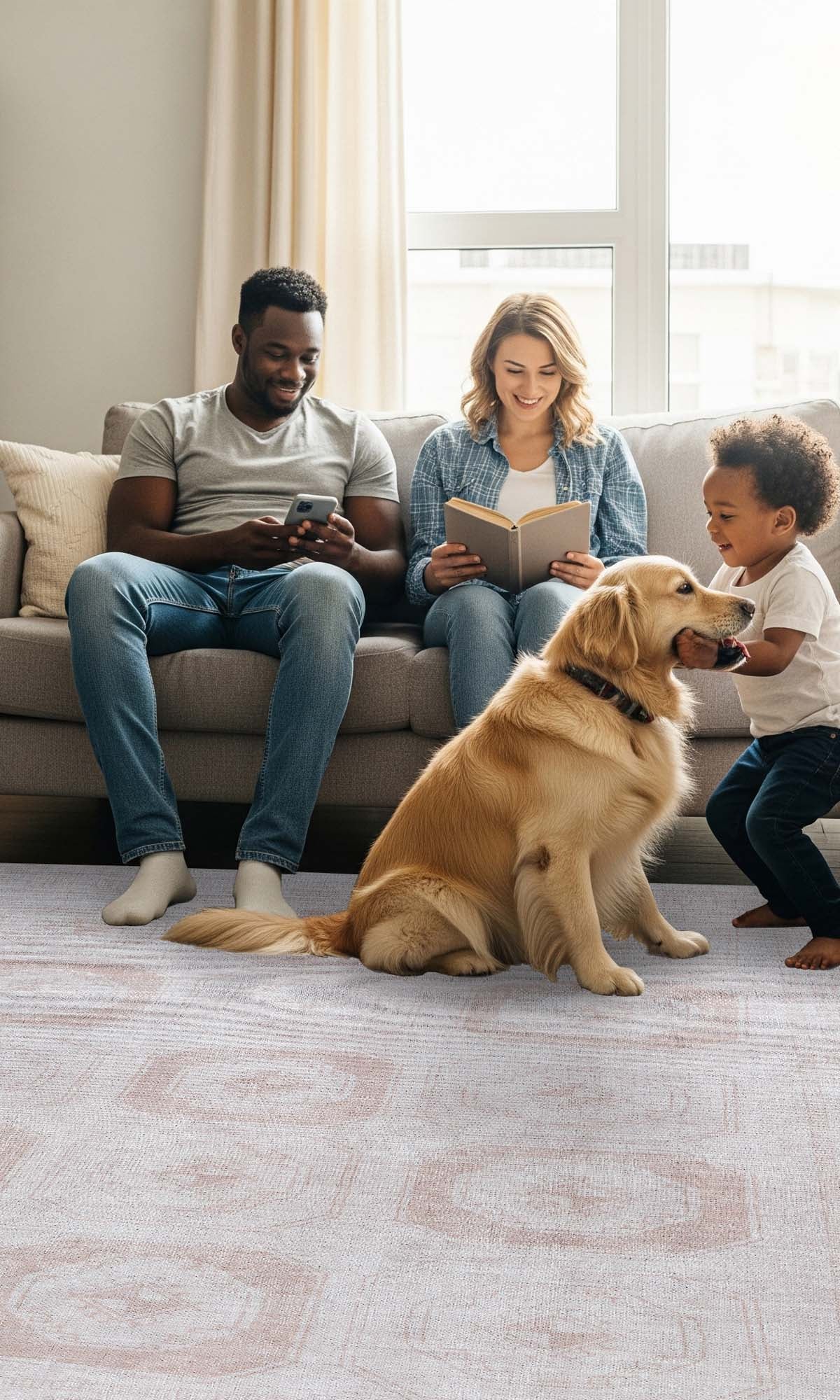 Galila Muted Beige Vintage Natural Rug