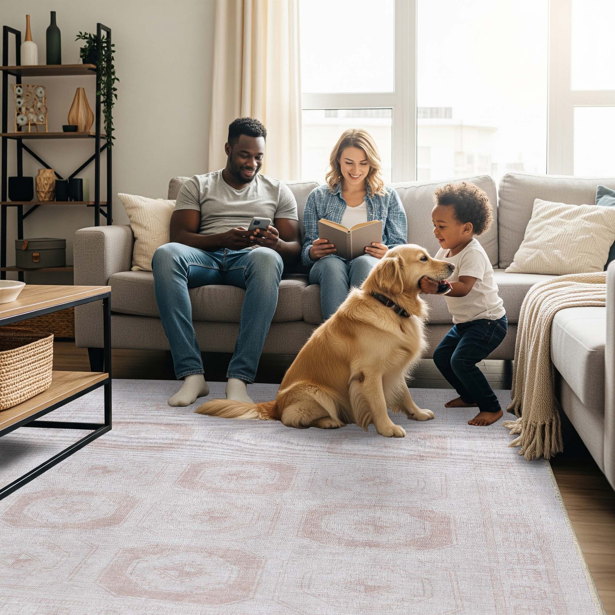 Galila Muted Beige Vintage Natural Rug