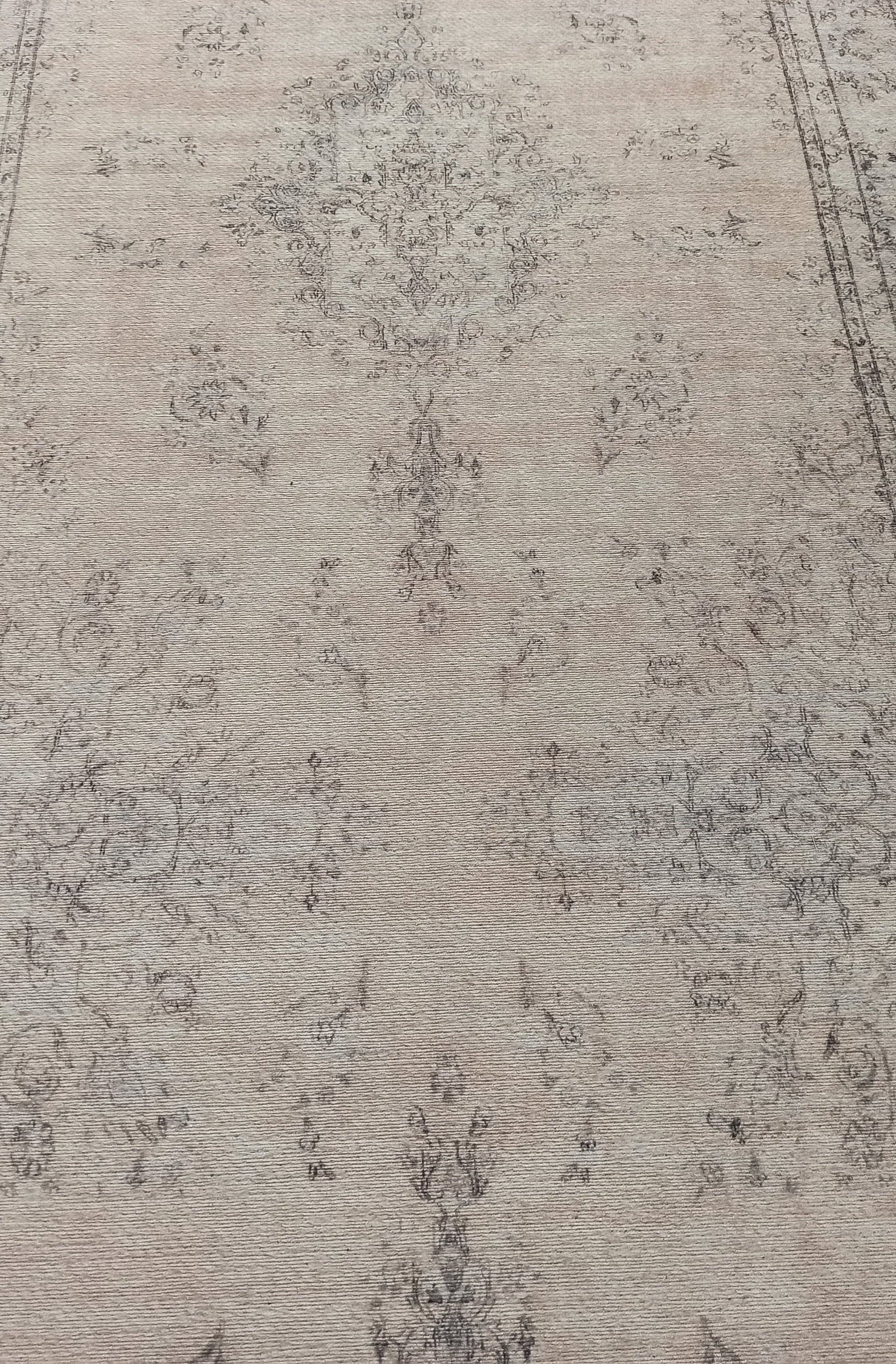 Fara Rug Turkish Neutral Faded Ivory Rug