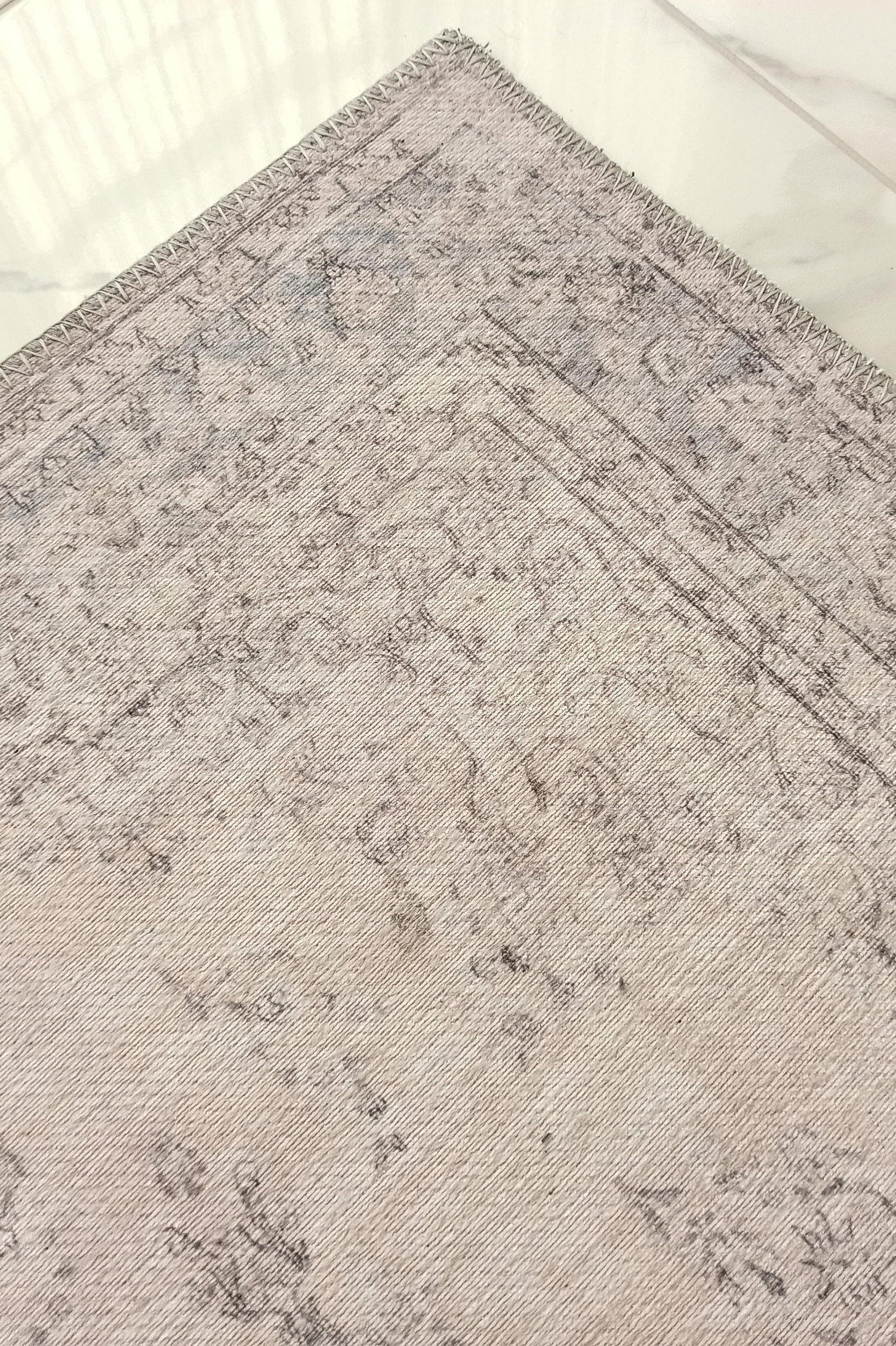 Fara Rug Turkish Neutral Faded Ivory Rug