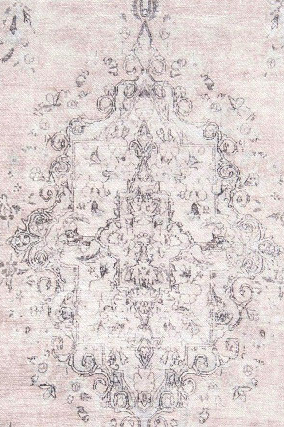 Fara Rug Turkish Neutral Faded Ivory Rug