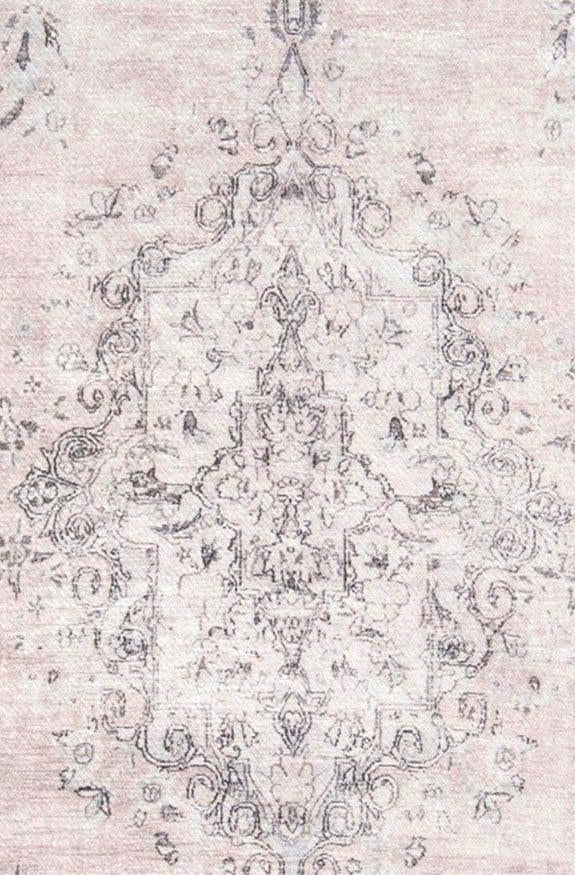 Fara Rug Turkish Neutral Faded Ivory Rug