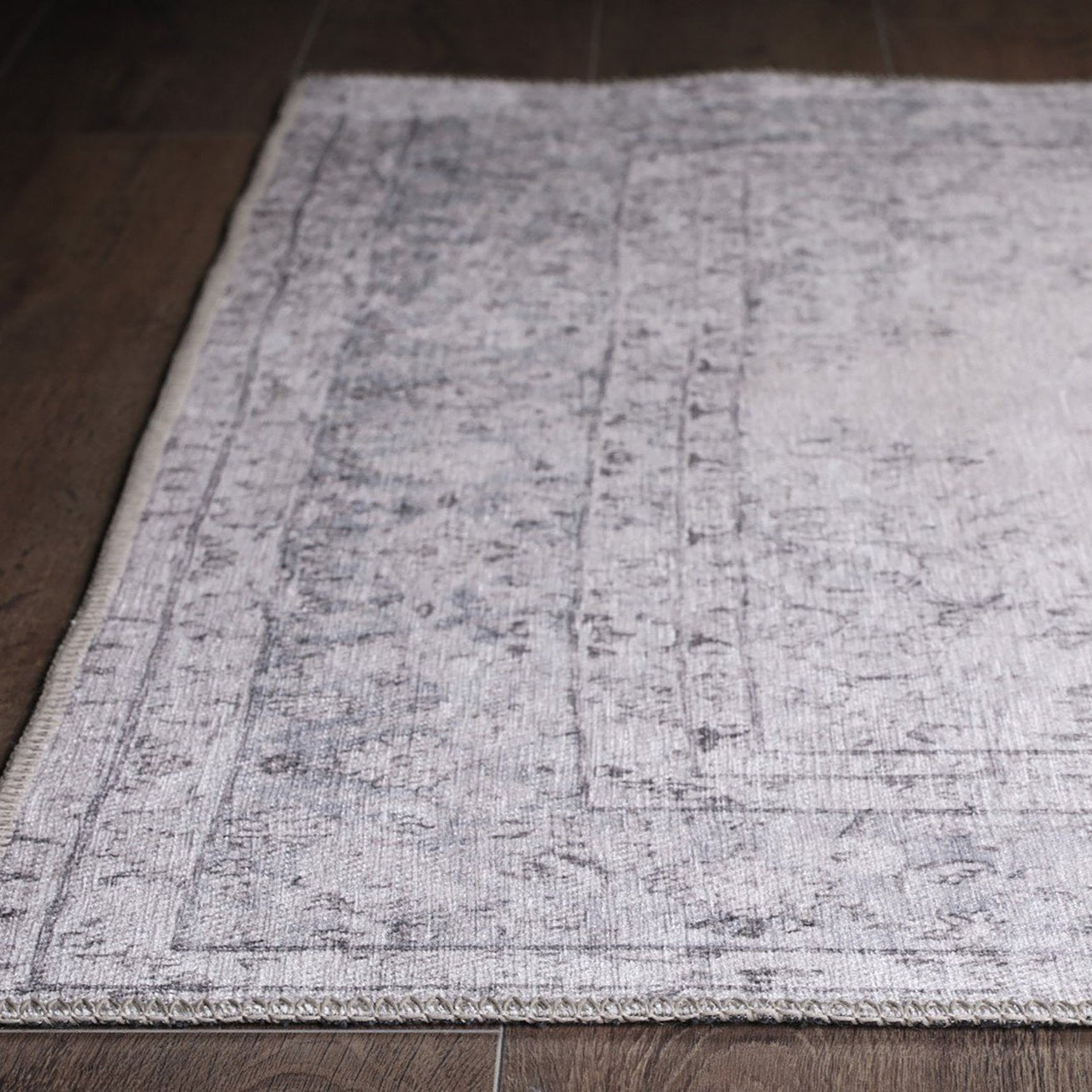 Fara Rug Turkish Neutral Faded Ivory Rug