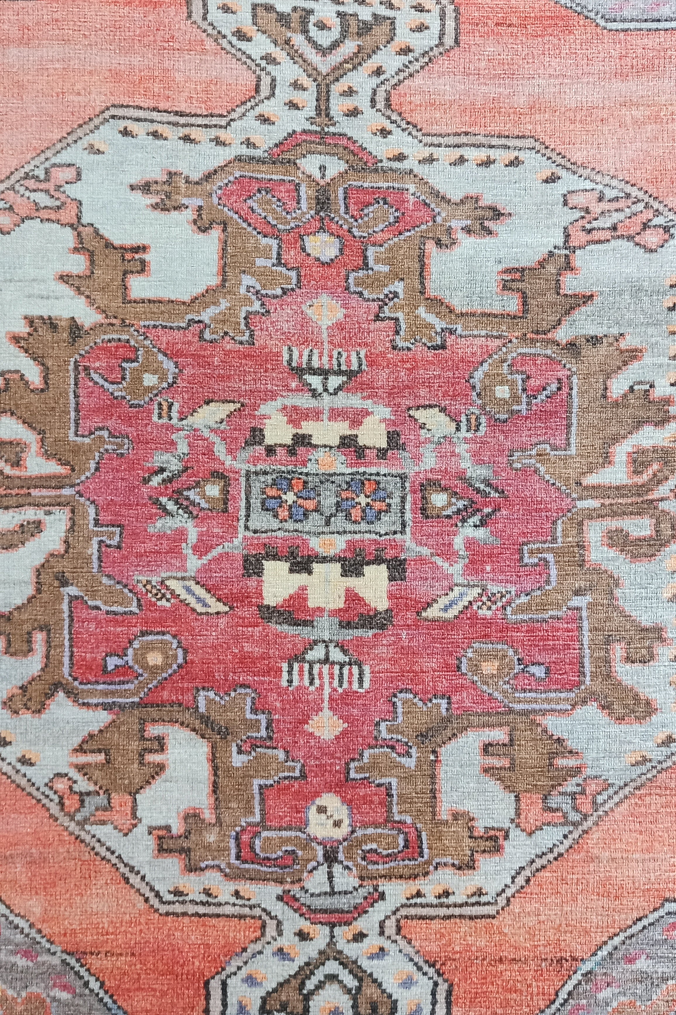 Farda Rug Turkish Blush Coral Pink Rug