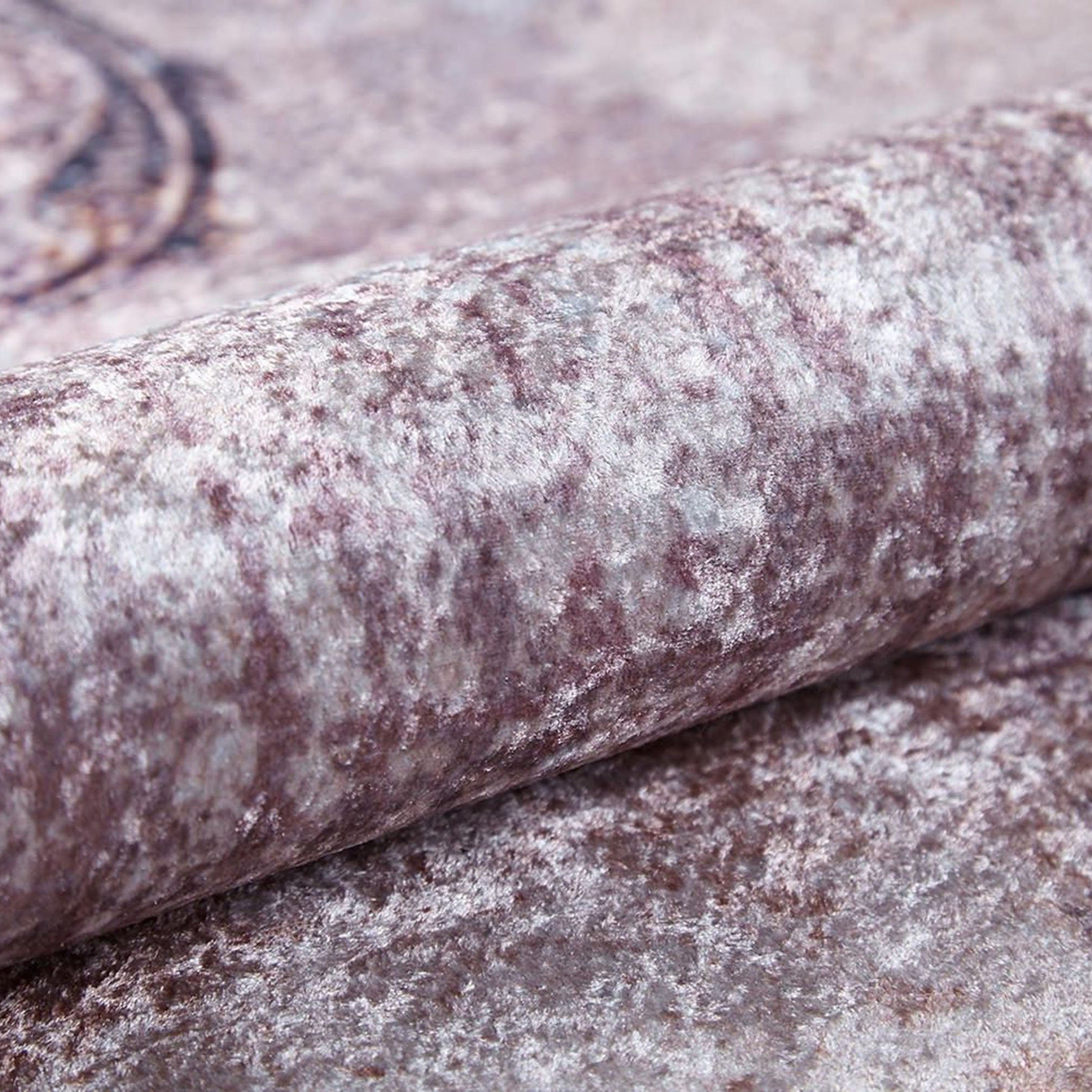 Fayla Turkish Light Muted Pink Ivory Beige Rug