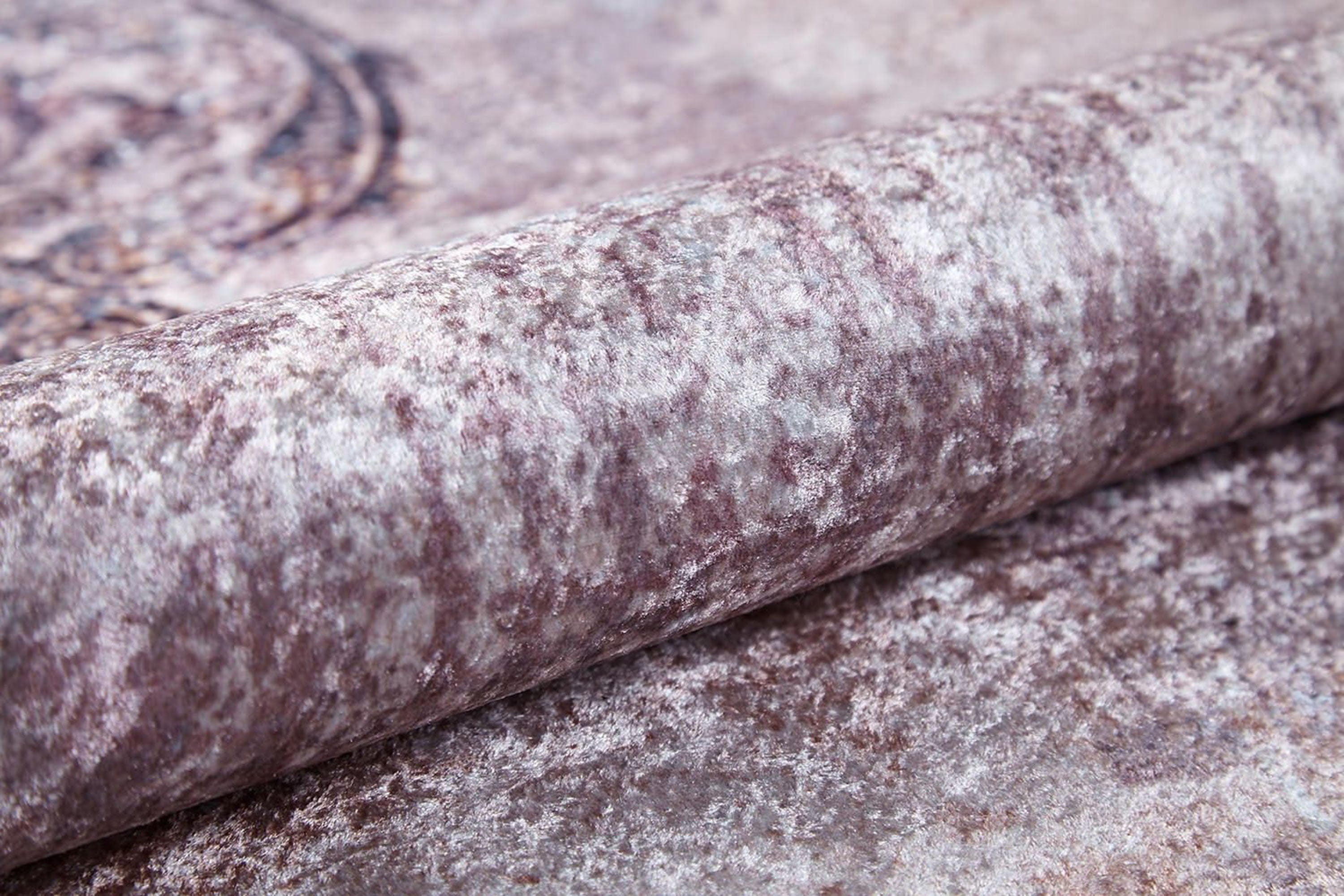 Fayla Turkish Light Muted Pink Ivory Beige Rug