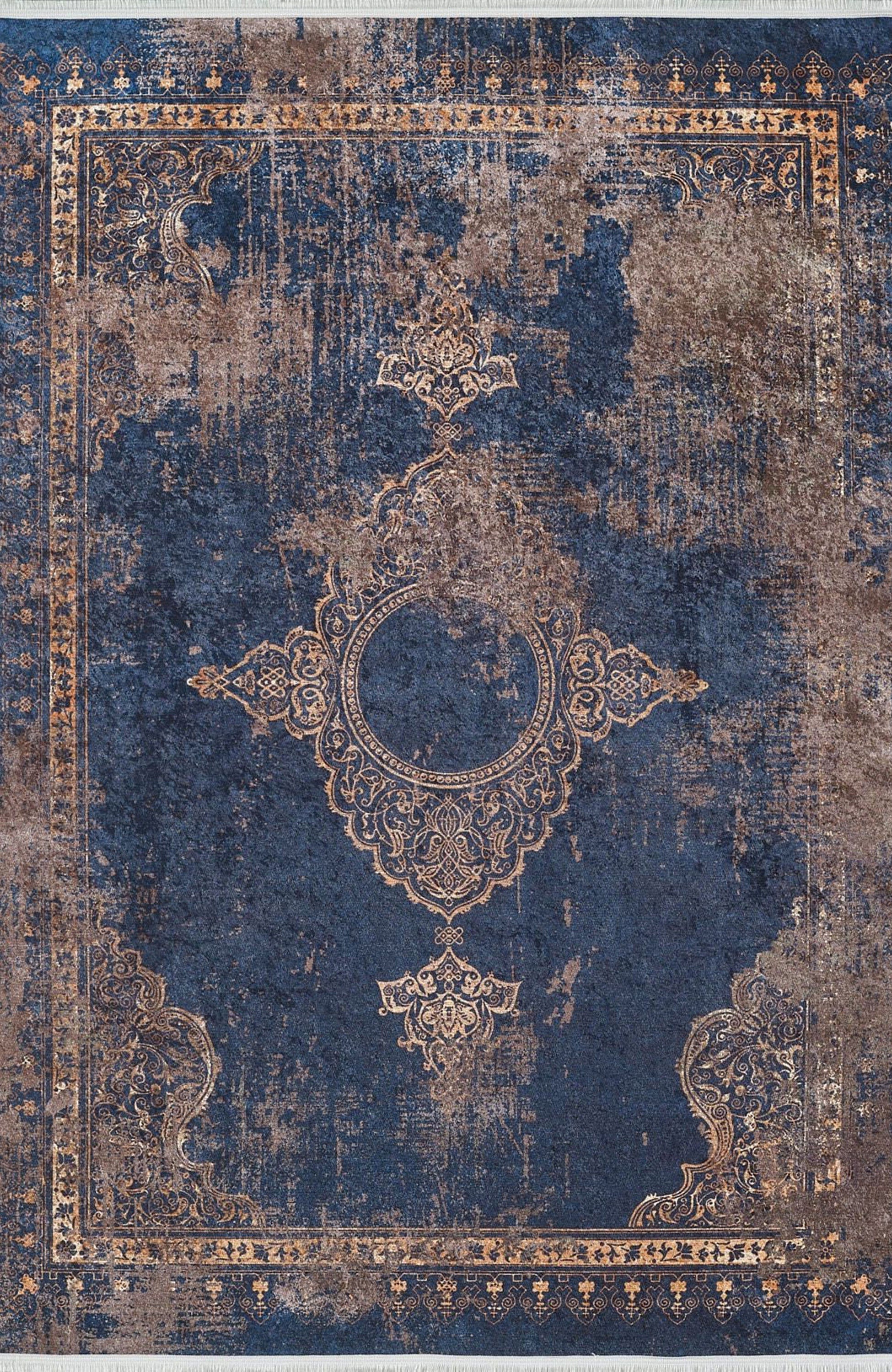 Fayla Turkish Light Muted Pink Ivory Beige Rug