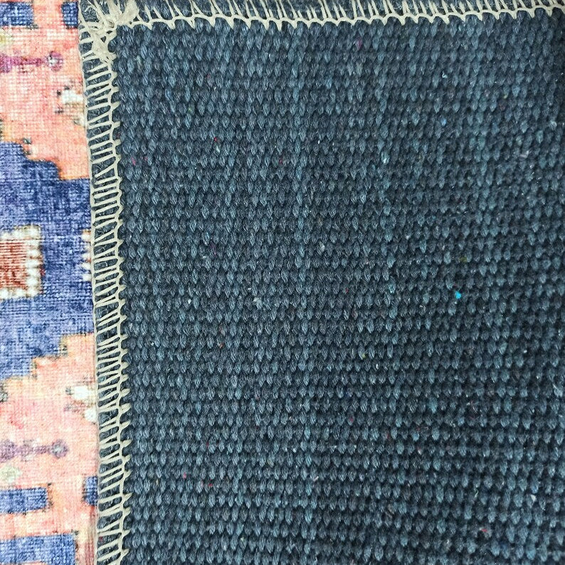 Fedra Runner Turkish Muted Red Pink Runner Rug