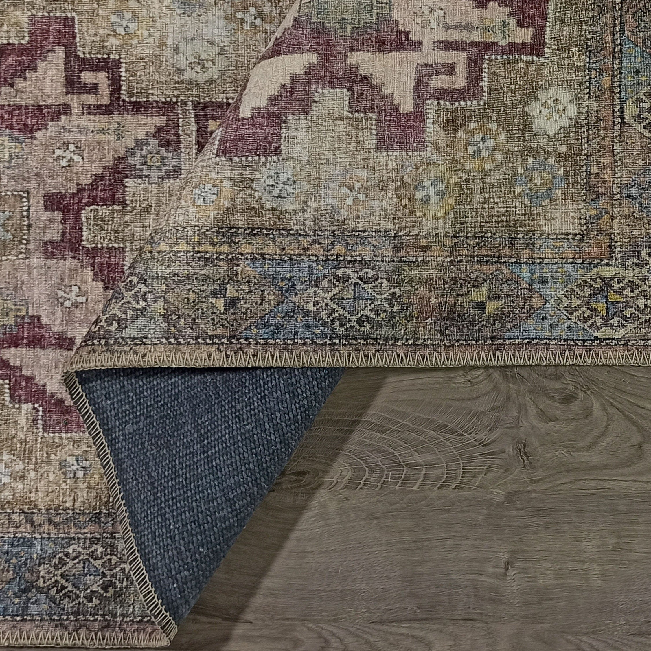 Fedra Turkish Beige Yellow Red Rug