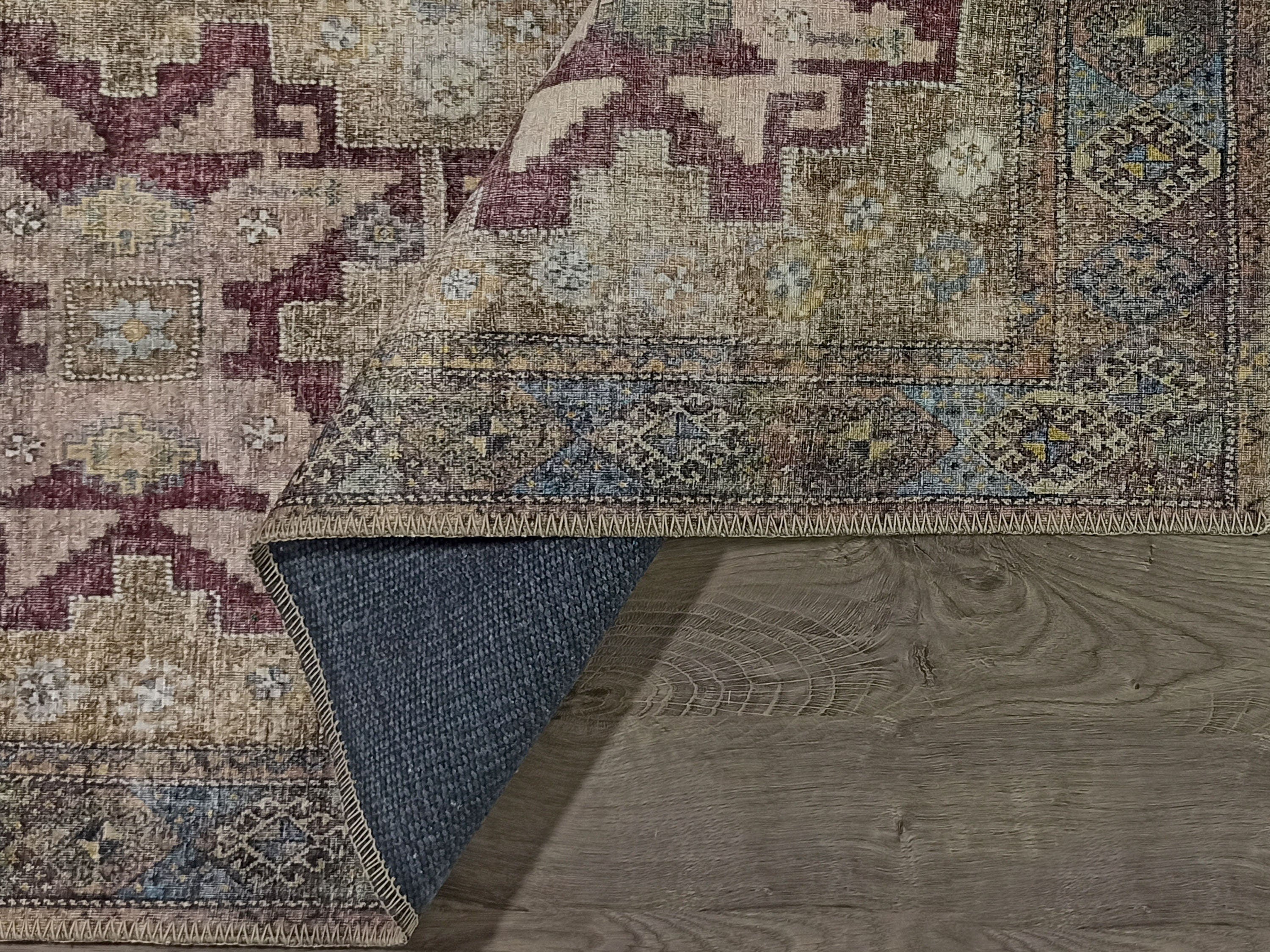 Fedra Turkish Beige Yellow Red Rug