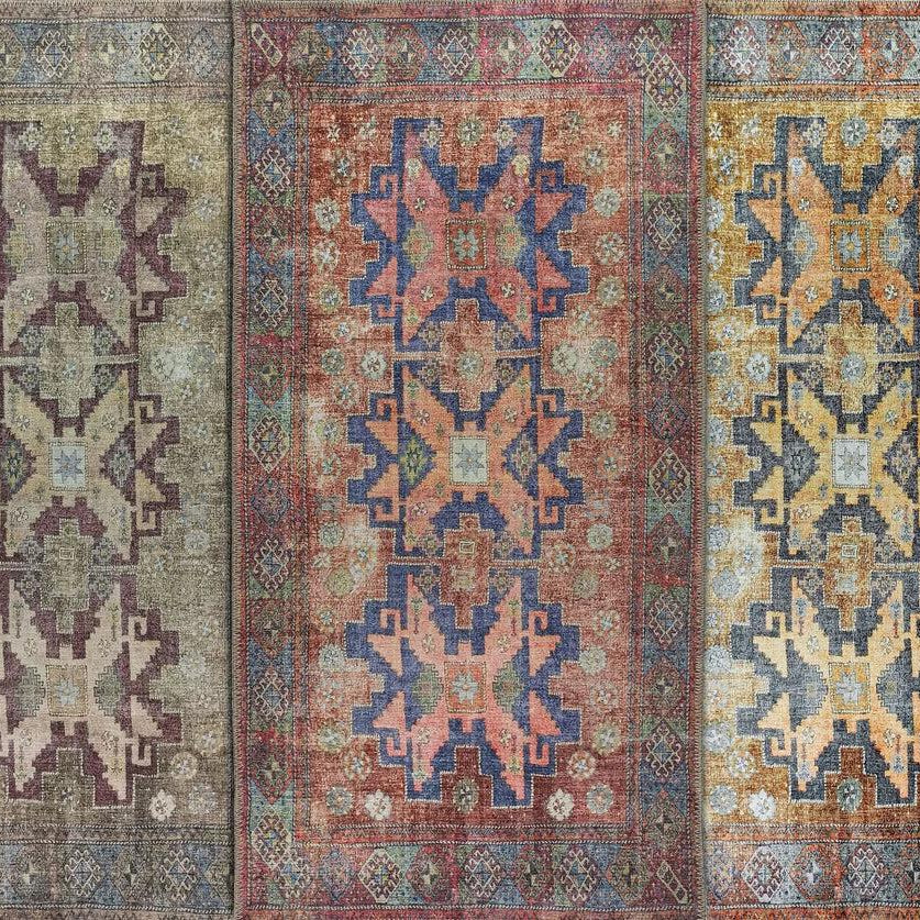 Fedra Turkish Yellow Gold Vintage Rug