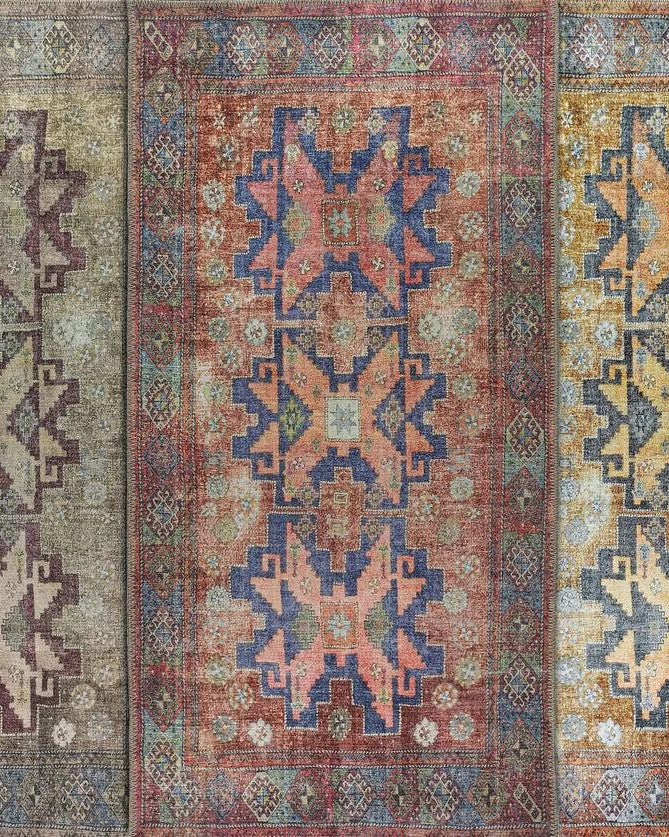 Fedra Turkish Yellow Gold Vintage Rug