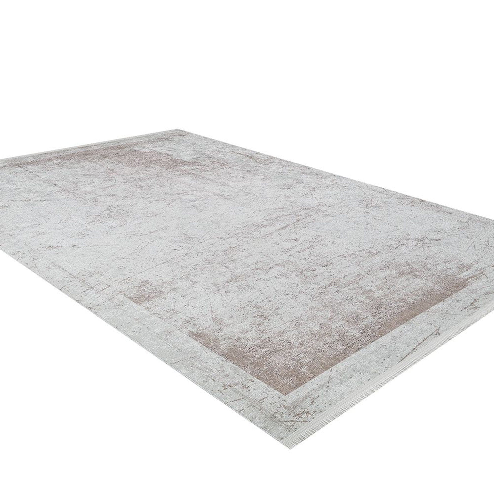 Fona Distressed Turkish Neutral Beige Muted Brown Rug