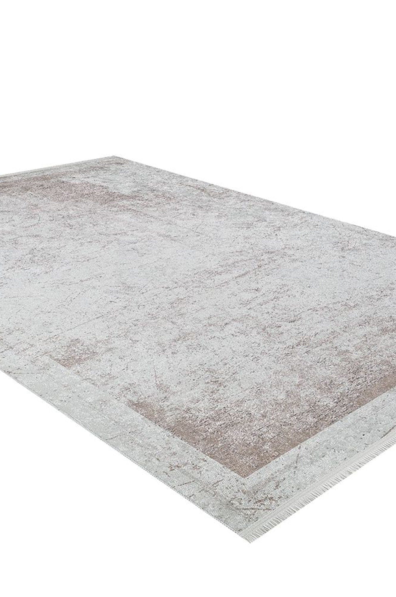 Fona Distressed Turkish Neutral Beige Muted Brown Rug