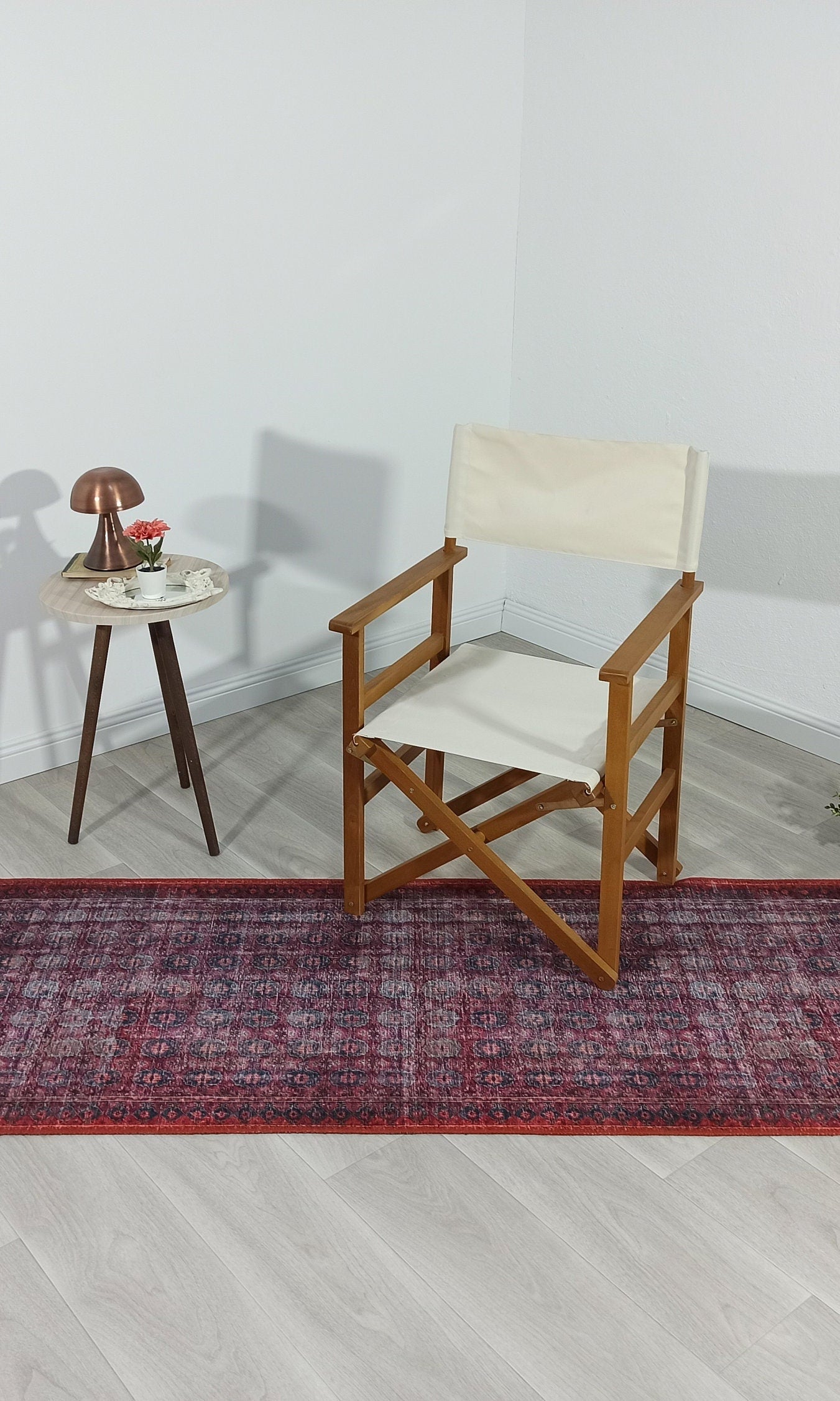 Fulia Rug Distressed Fuchsia Pink Red Rug