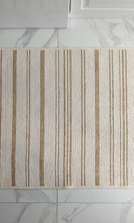 Gama Reversible Kilim Beige & White Rug