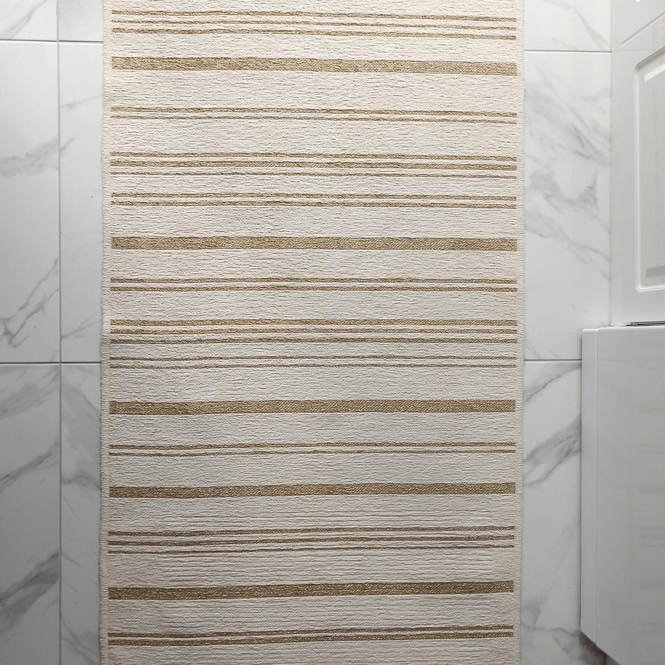 Gama Reversible Kilim Beige & White Rug