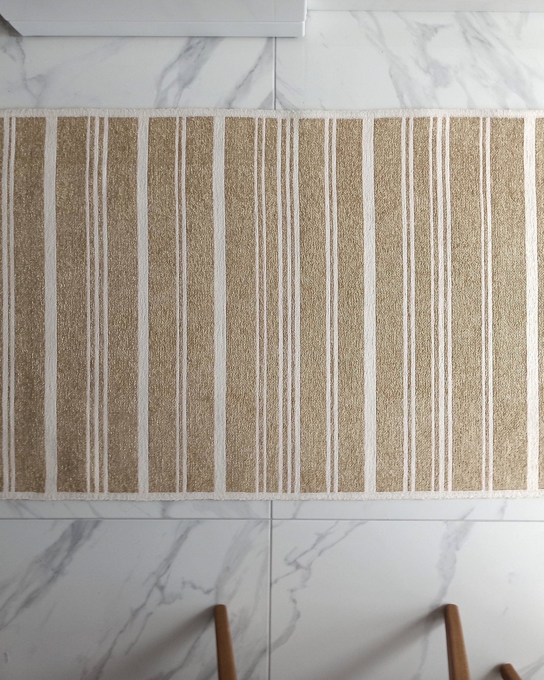 Gama Reversible Kilim Beige & White Rug