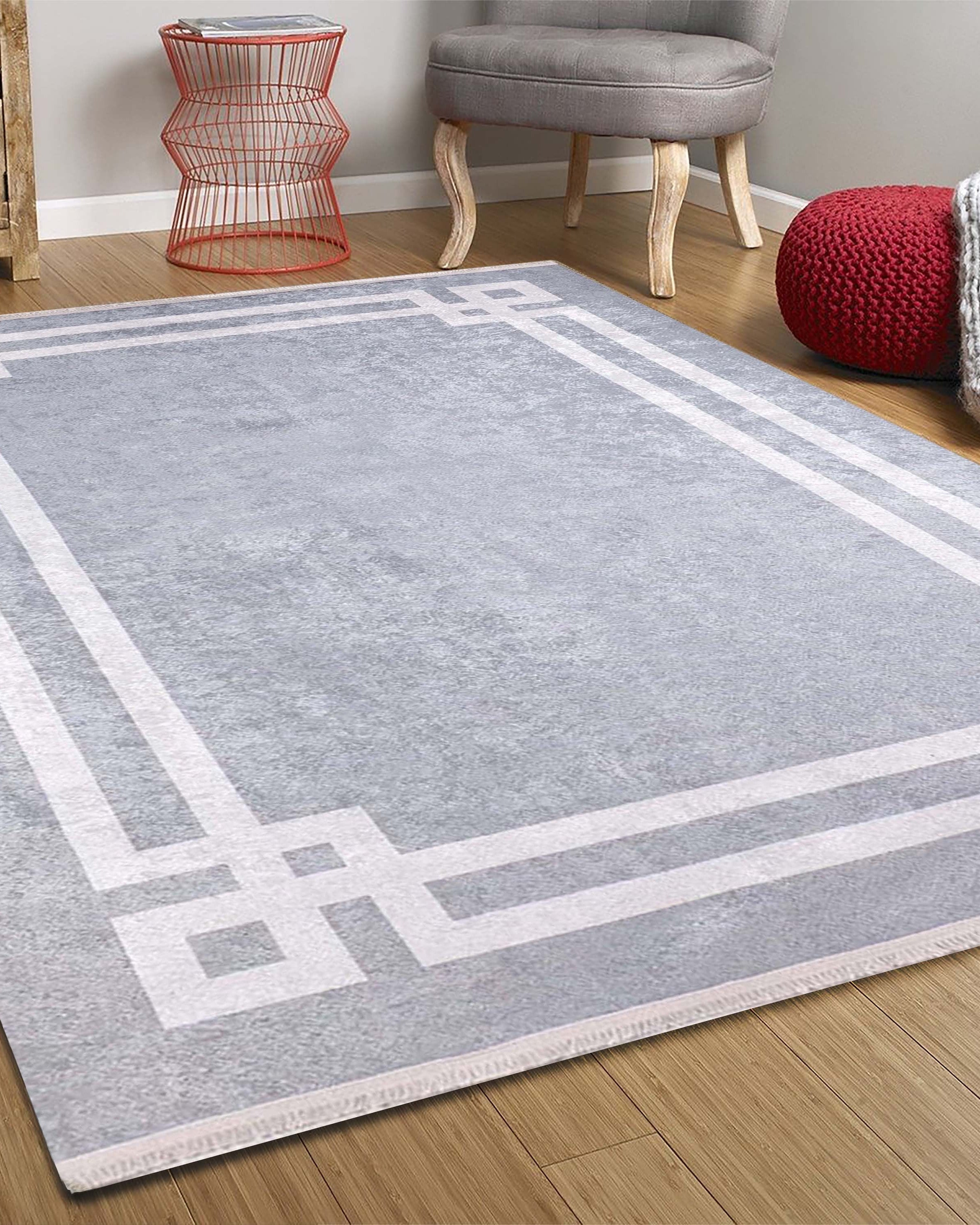 Geta Geometric Gray Rug
