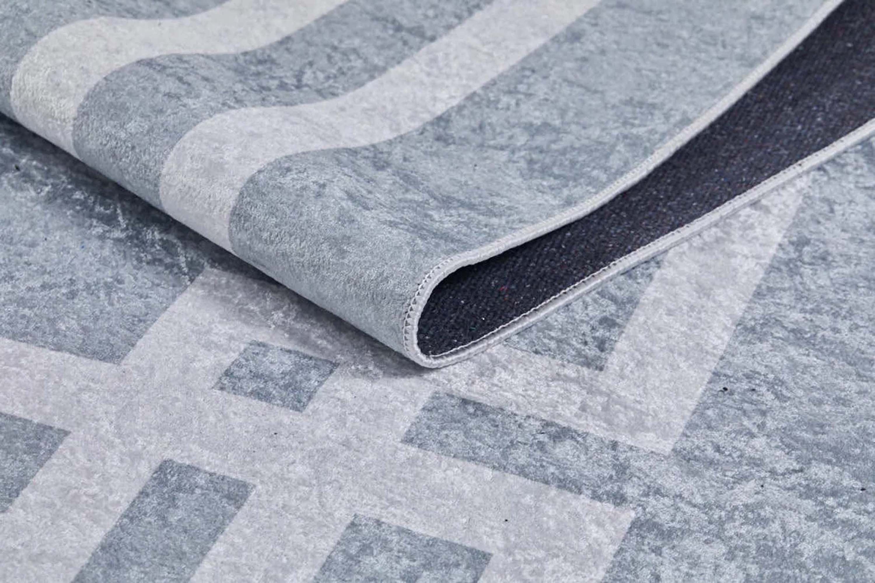 Geta Geometric Gray Rug