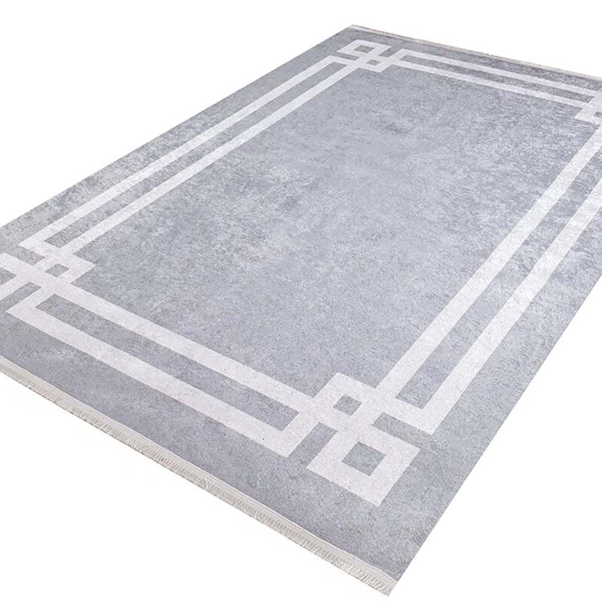 Geta Geometric Gray Rug