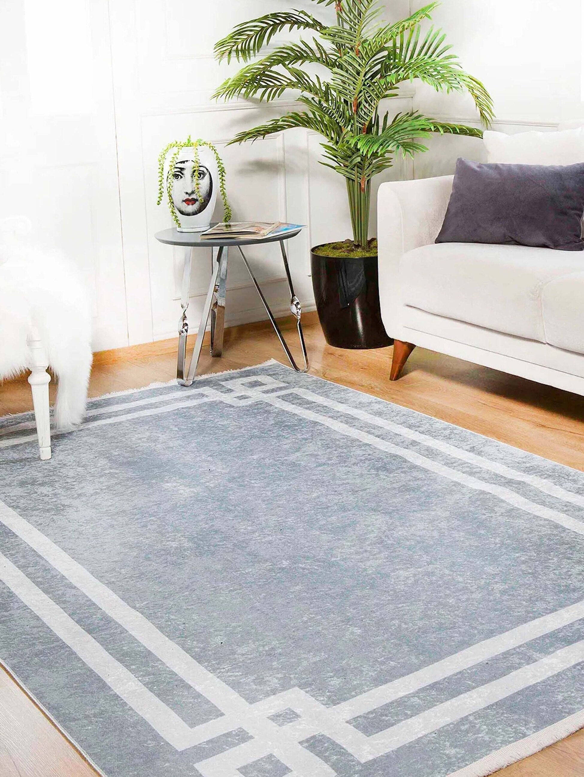 Geta Geometric Gray Rug