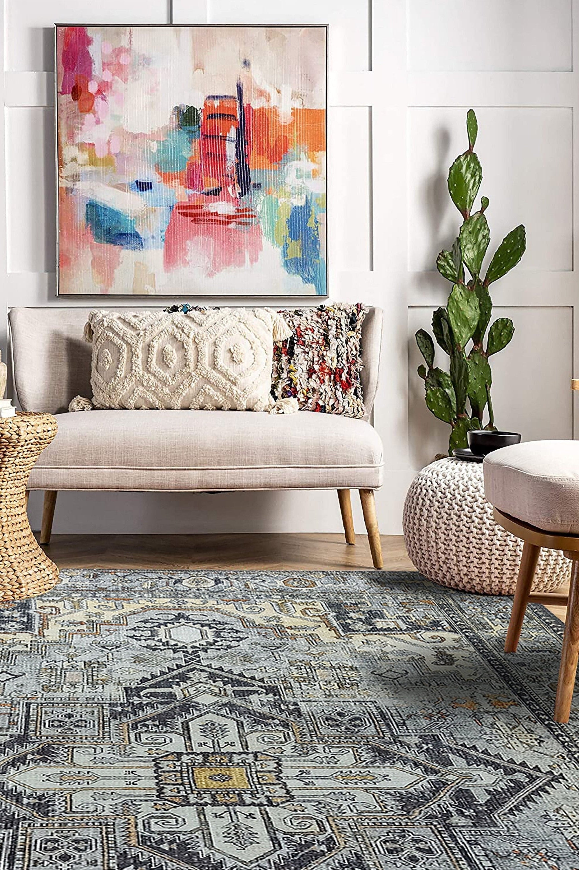 Gila Rug Gray Heriz Rug