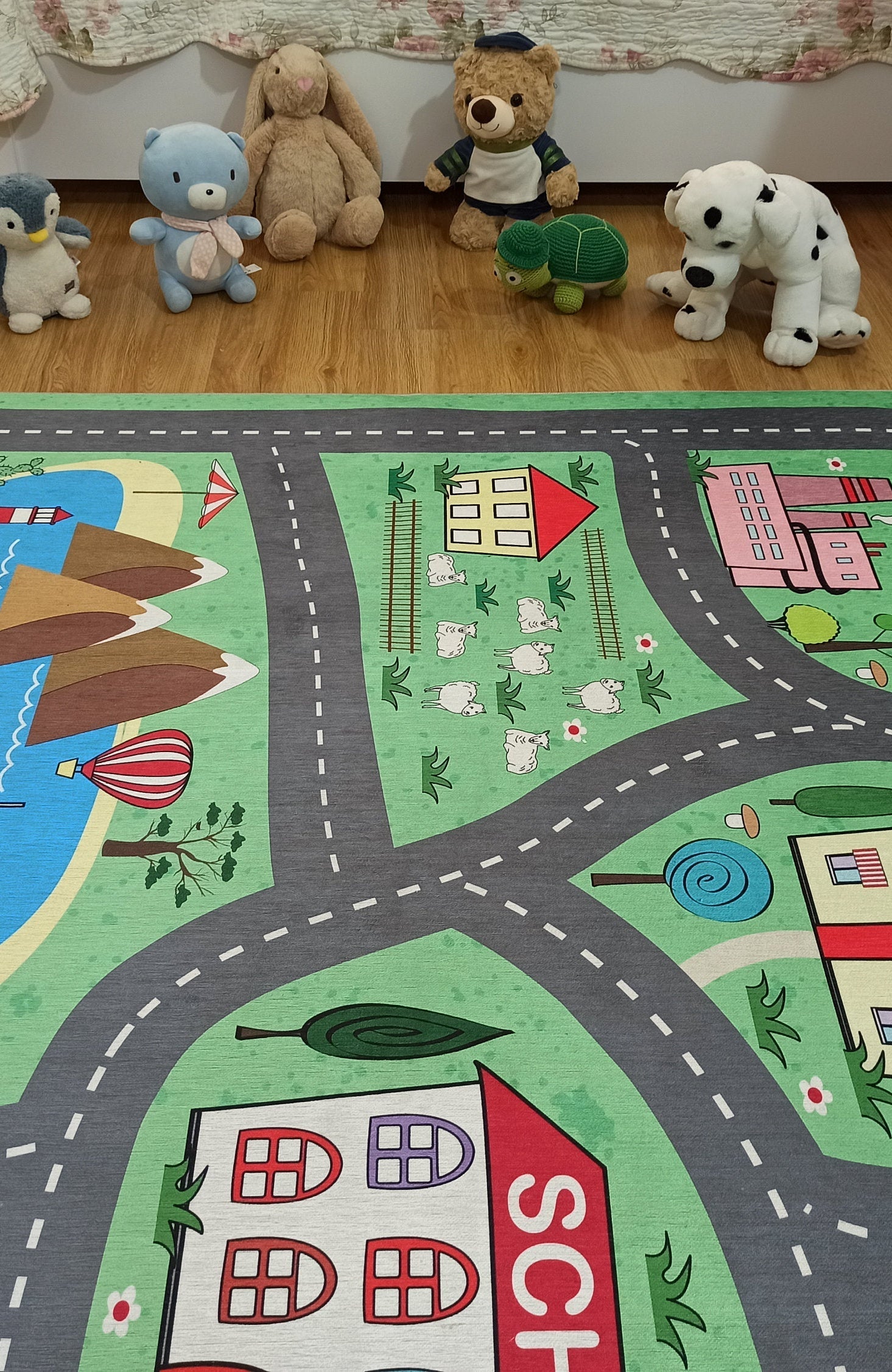 Green Road Rug Play Mat